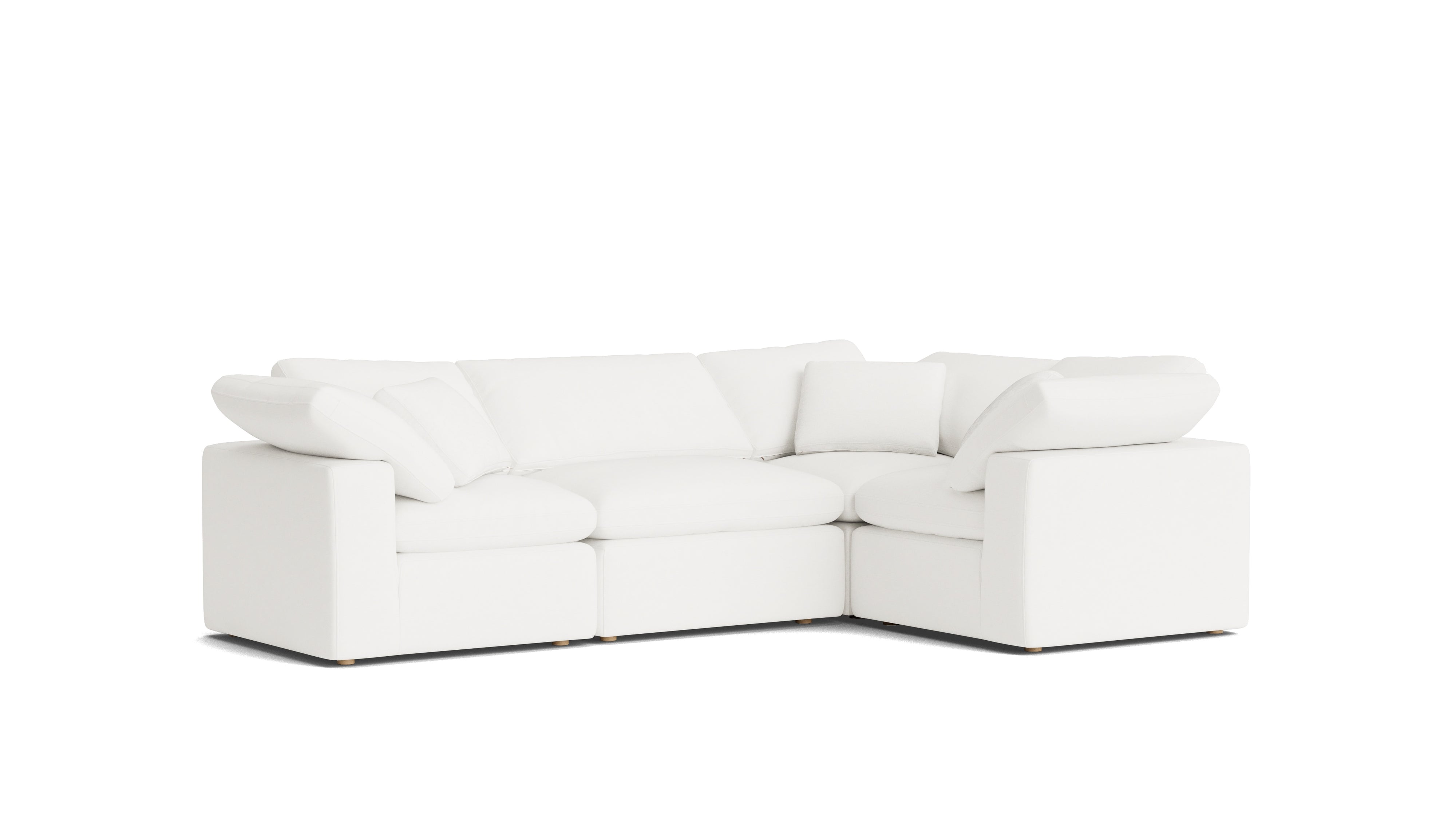 Movie Night™ 4-Piece Modular Sectional Closed, Standard, Brie
