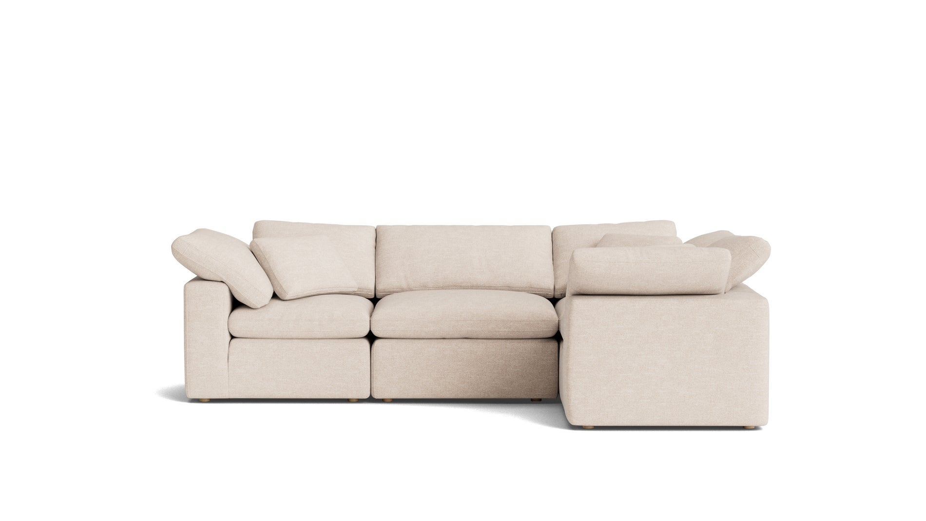 Movie Night™ 4-Piece Modular Sectional Closed, Standard, Sunbeam_image
