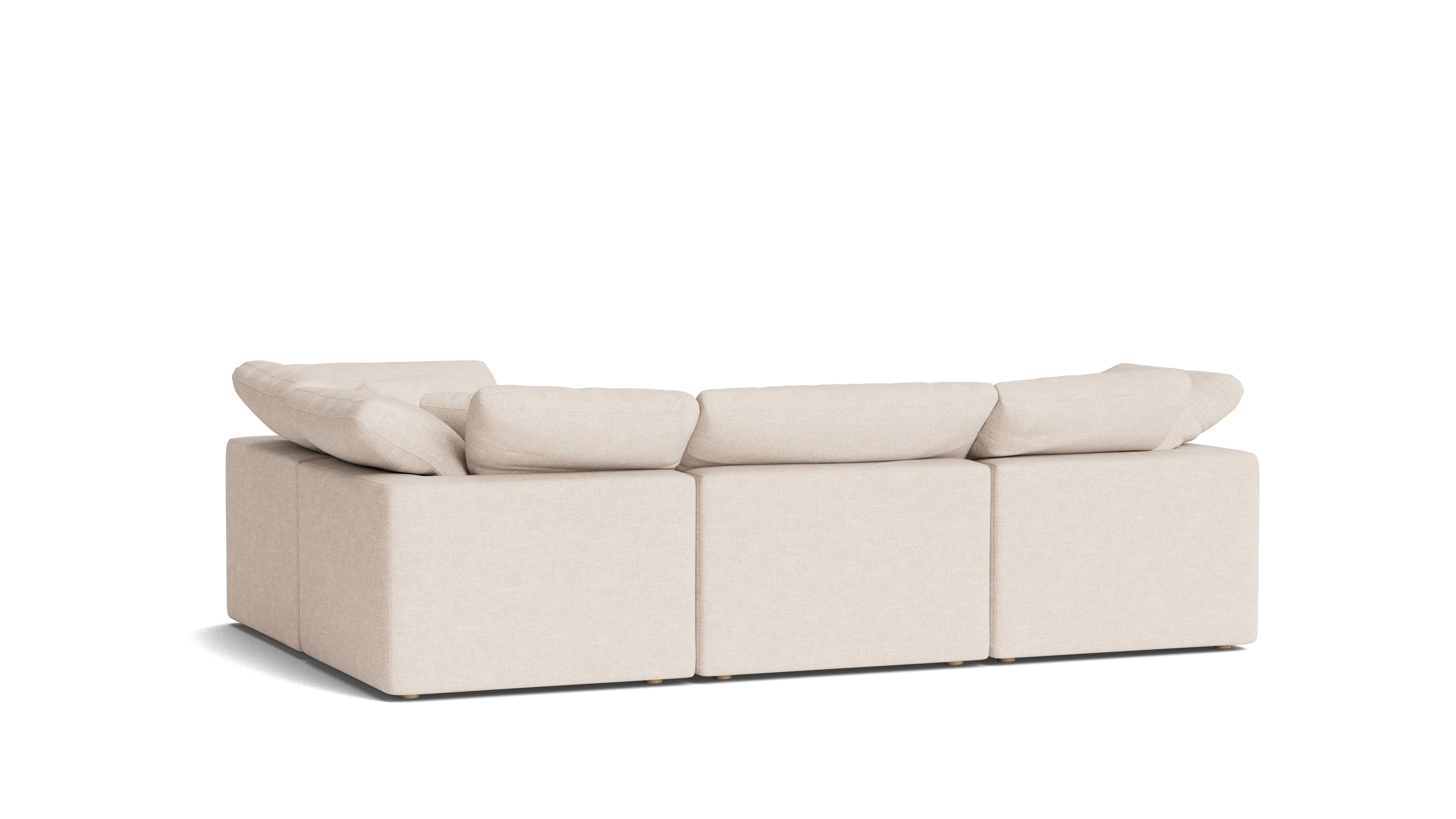 Movie Night™ 4-Piece Modular Sectional Closed, Standard, Sunbeam
