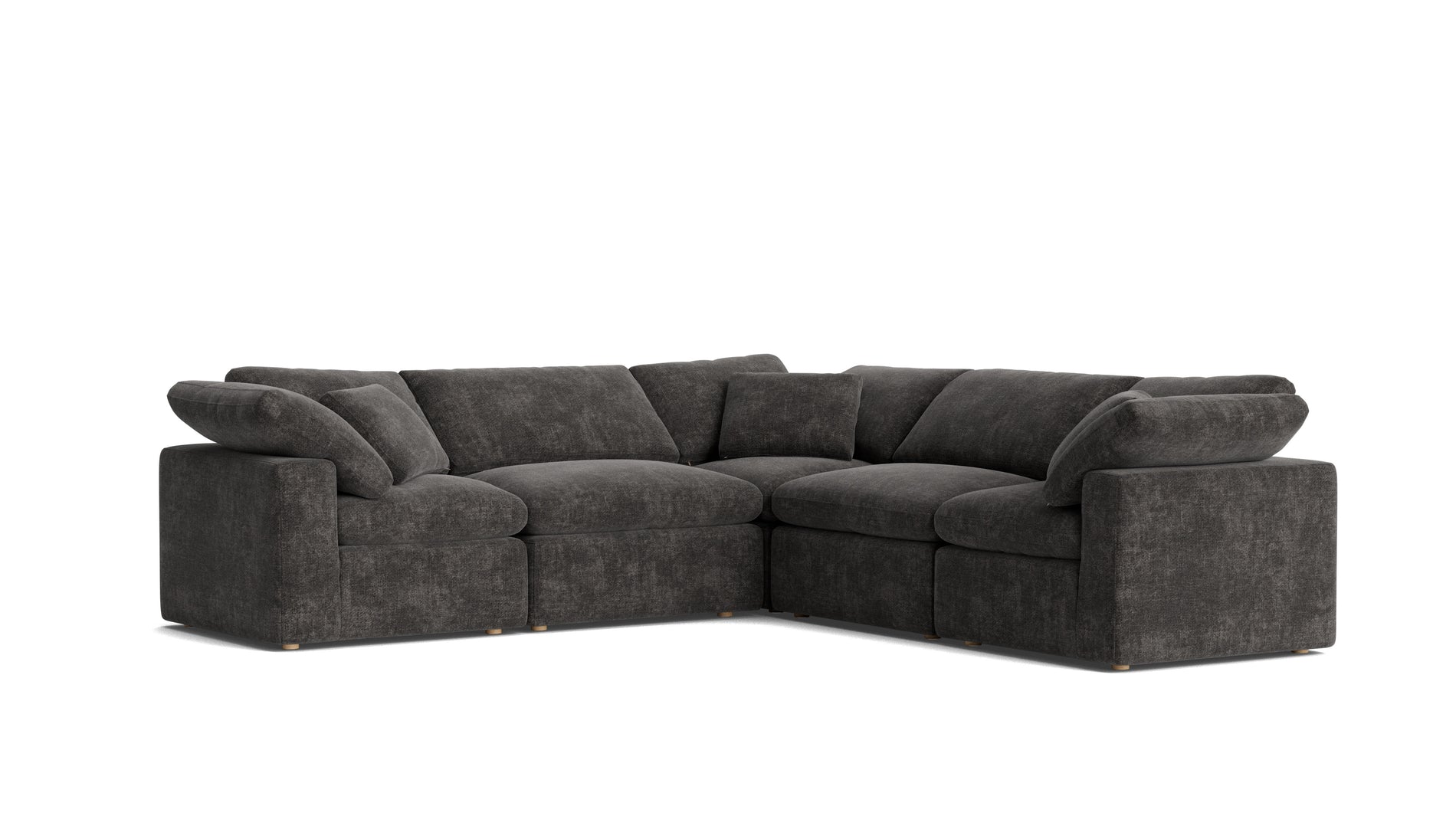 Movie Night™ 5-Piece Modular Sectional Closed, Standard, Truffle_image