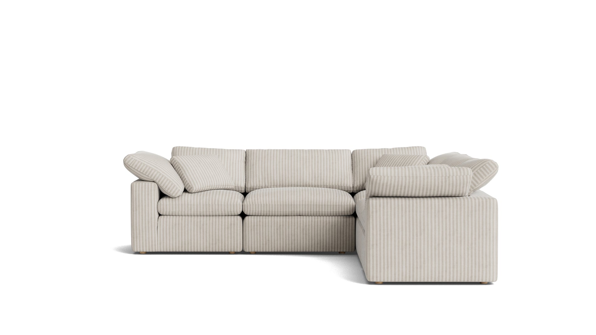 Movie Night™ 5-Piece Modular Sectional Closed, Standard, Newport Stripe_image