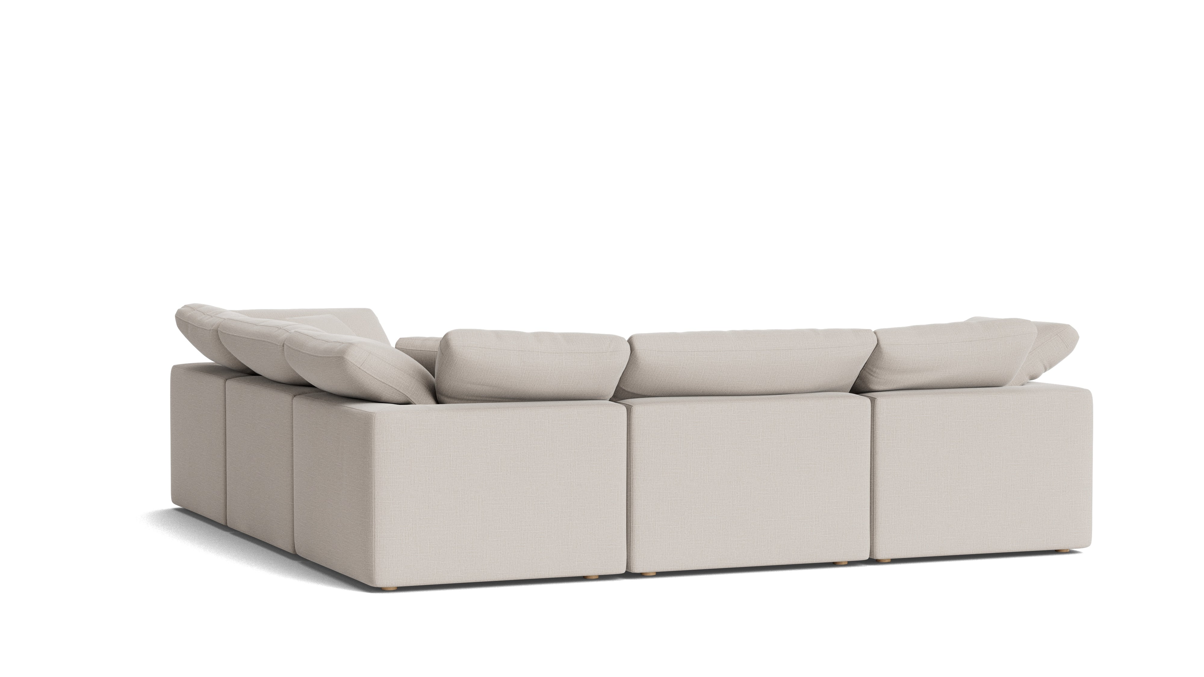 Movie Night™ 5-Piece Modular Sectional Closed, Standard, Clay