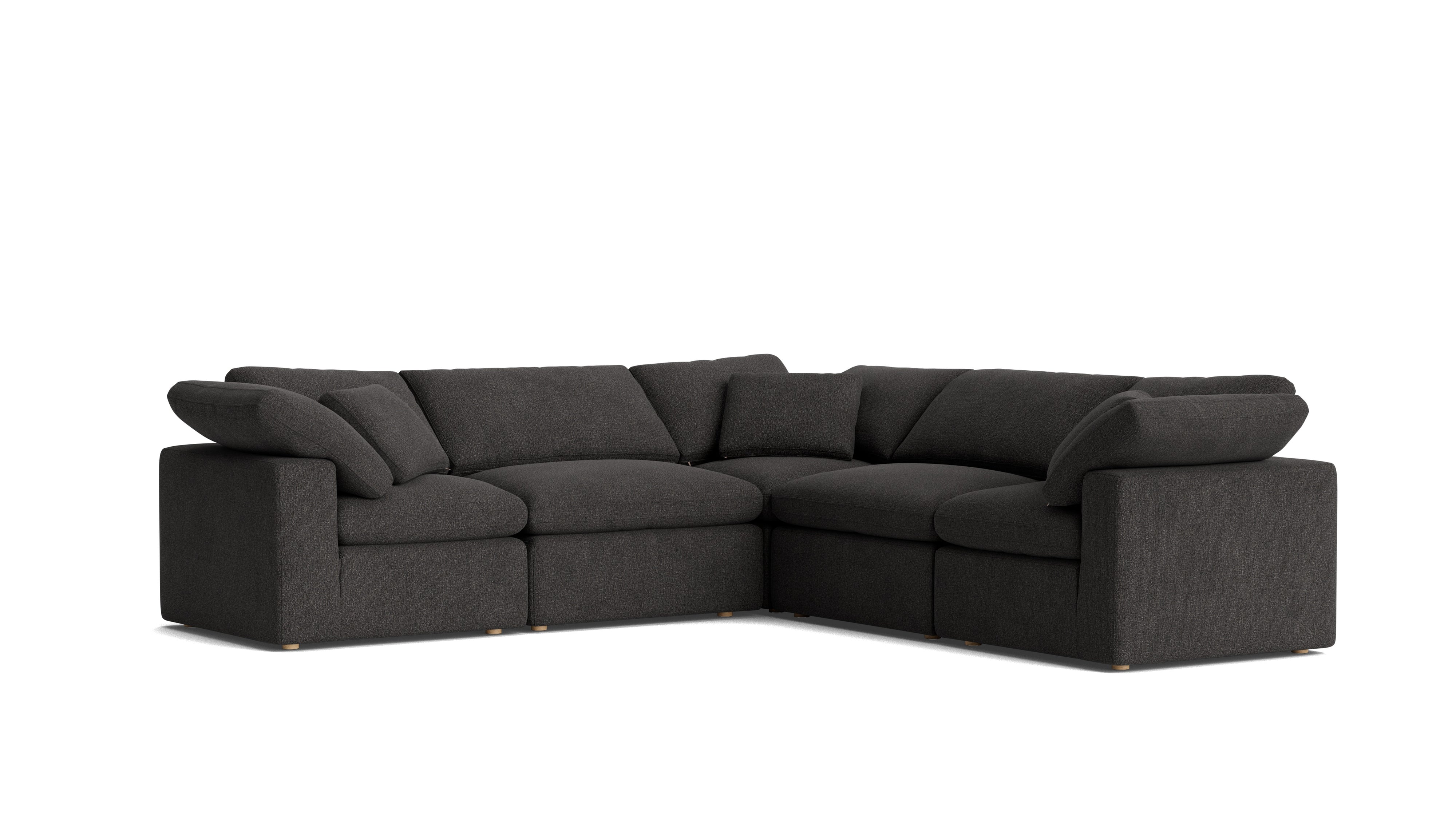 Movie Night™ 5-Piece Modular Sectional Closed, Standard, Dark Shadow
