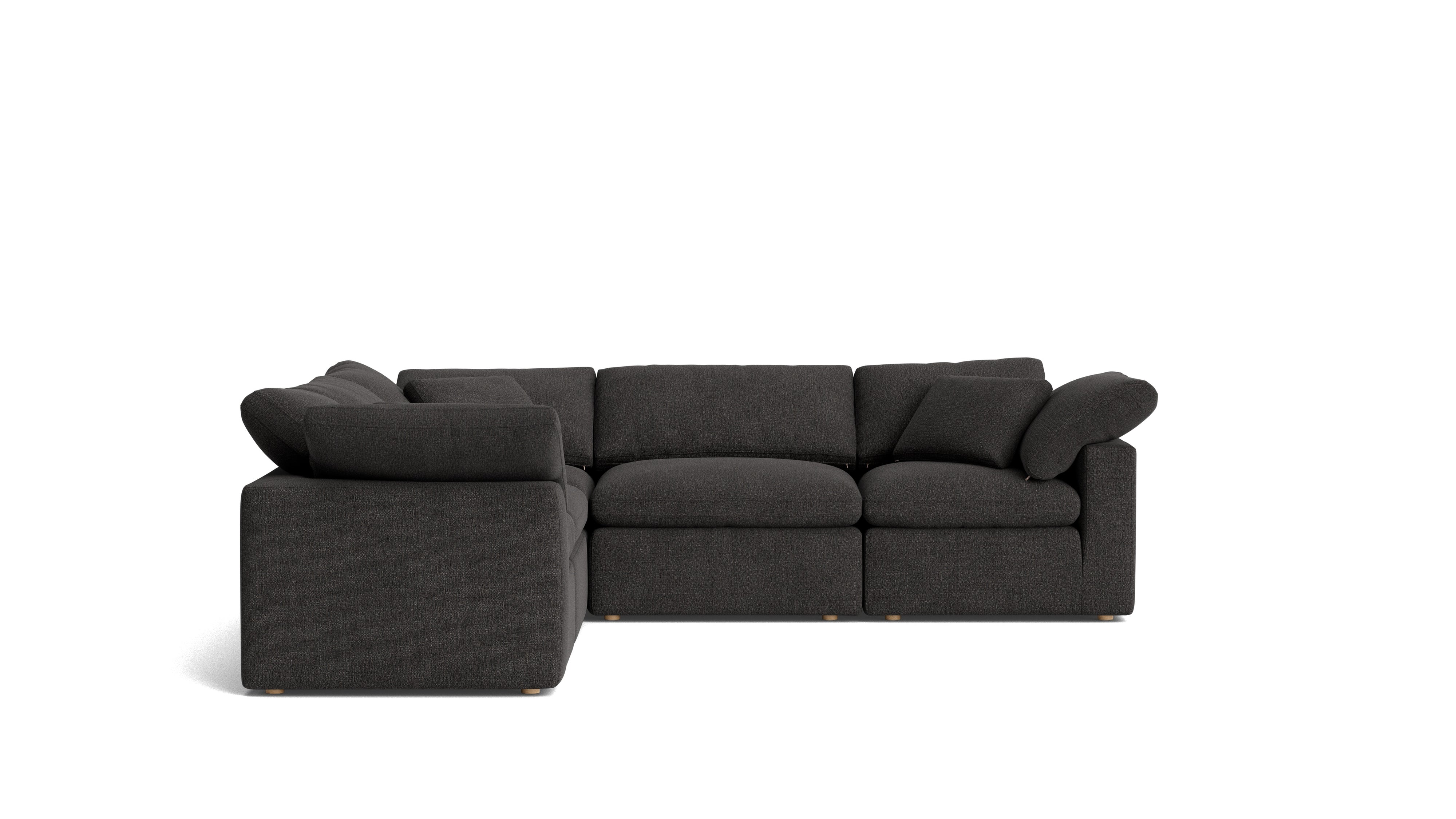 Movie Night™ 5-Piece Modular Sectional Closed, Standard, Dark Shadow