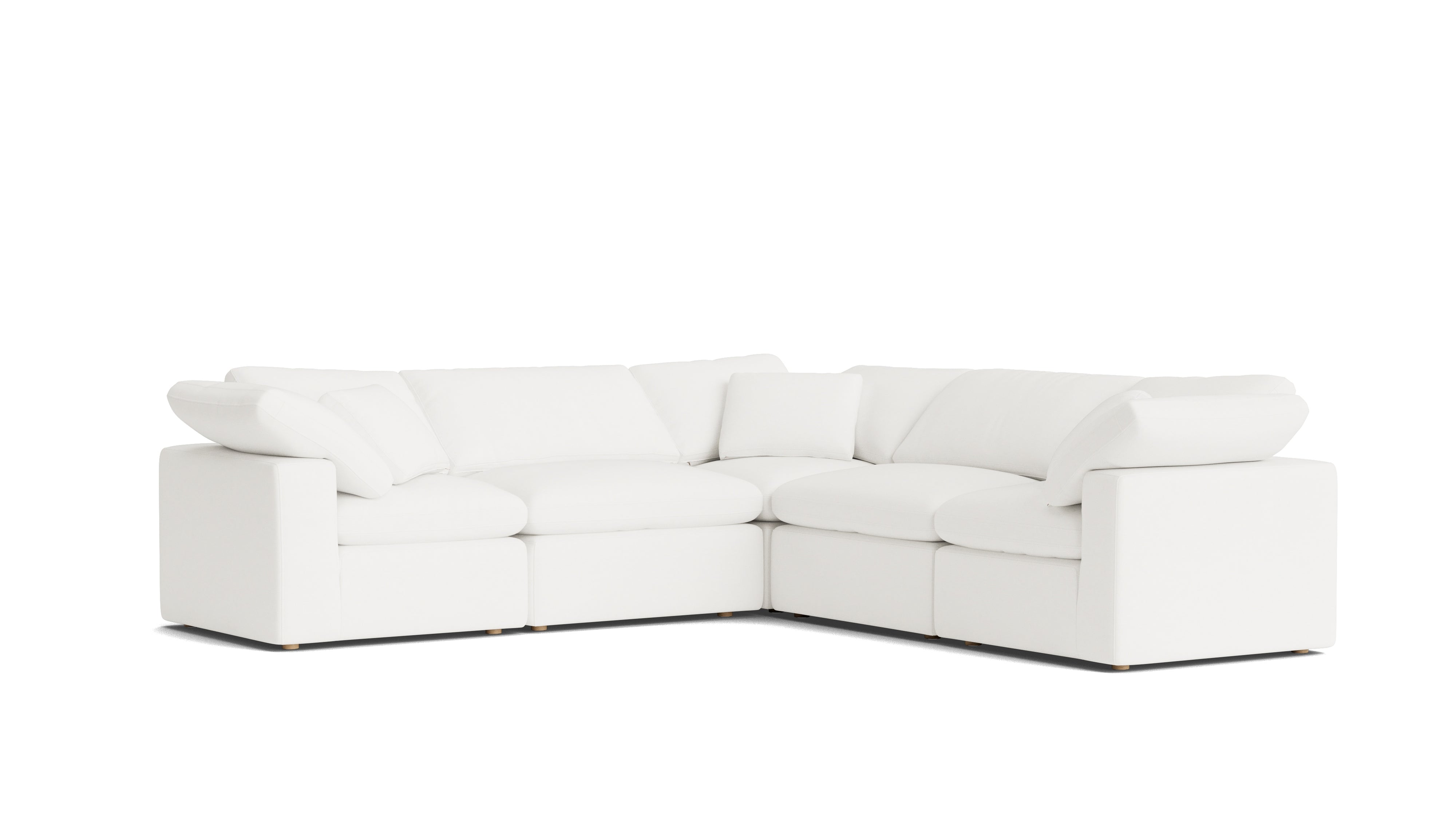 Movie Night™ 5-Piece Modular Sectional Closed, Standard, Brie