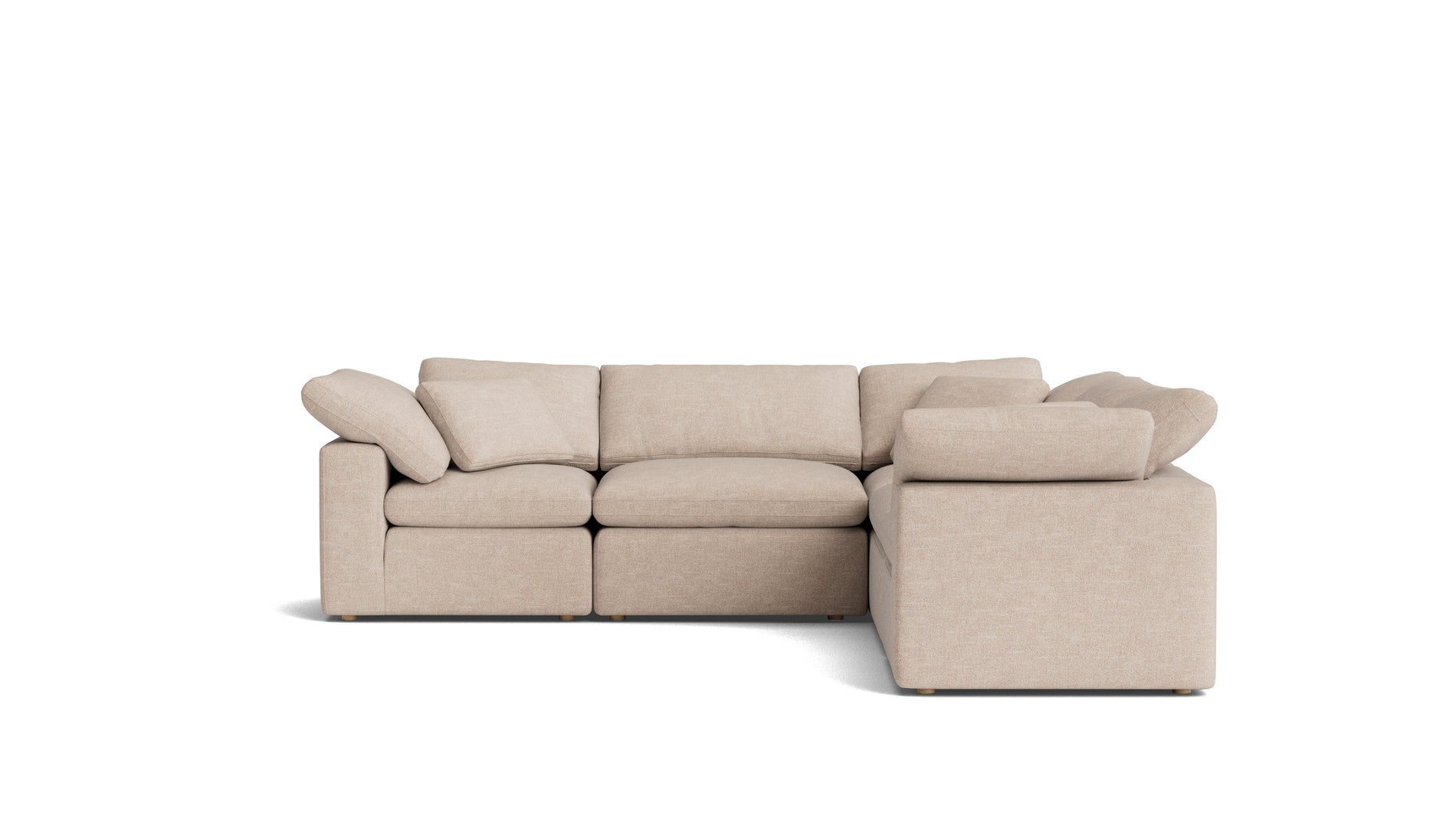 Movie Night™ 5-Piece Modular Sectional Closed, Standard, Sunbeam_image
