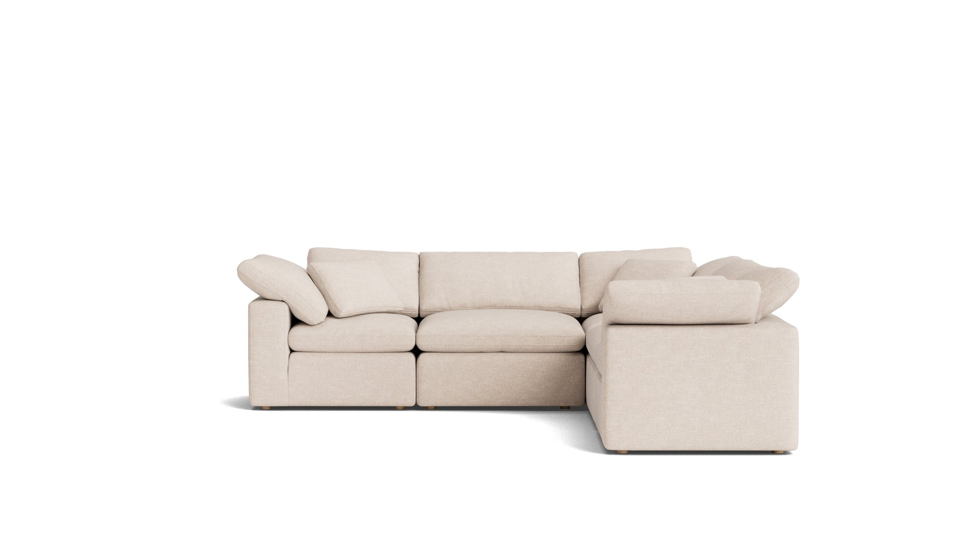 Movie Night™ 5-Piece Modular Sectional Closed, Standard, Sunbeam_image