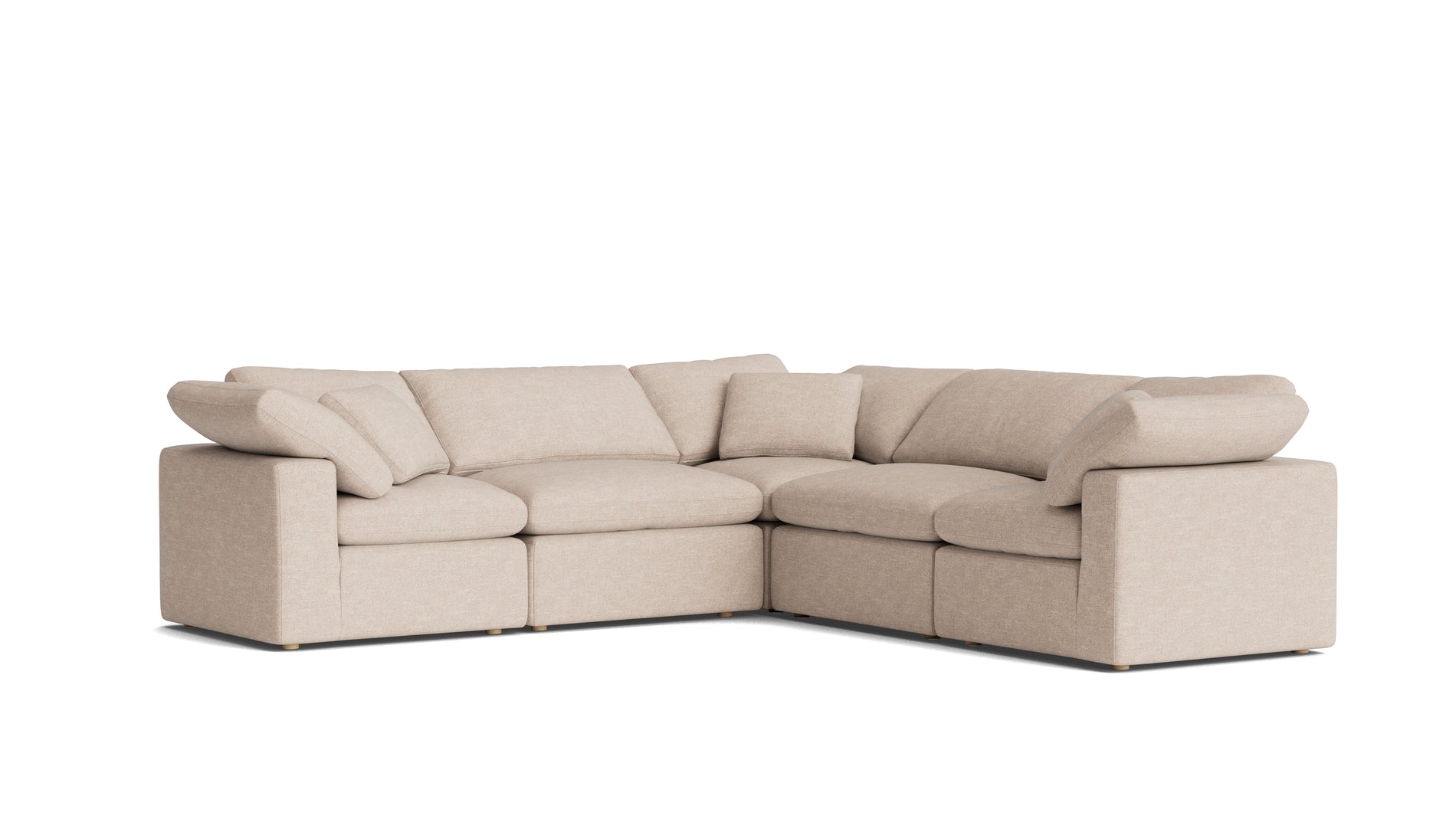 Movie Night™ 5-Piece Modular Sectional Closed, Standard, Sunbeam_image