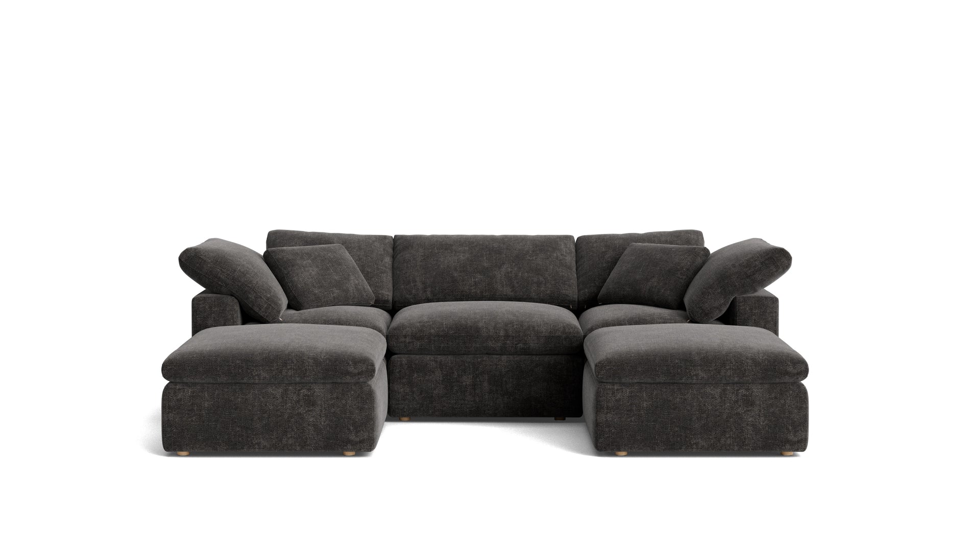 Movie Night™ 5-Piece Modular U-Shaped Sectional, Standard, Truffle_image