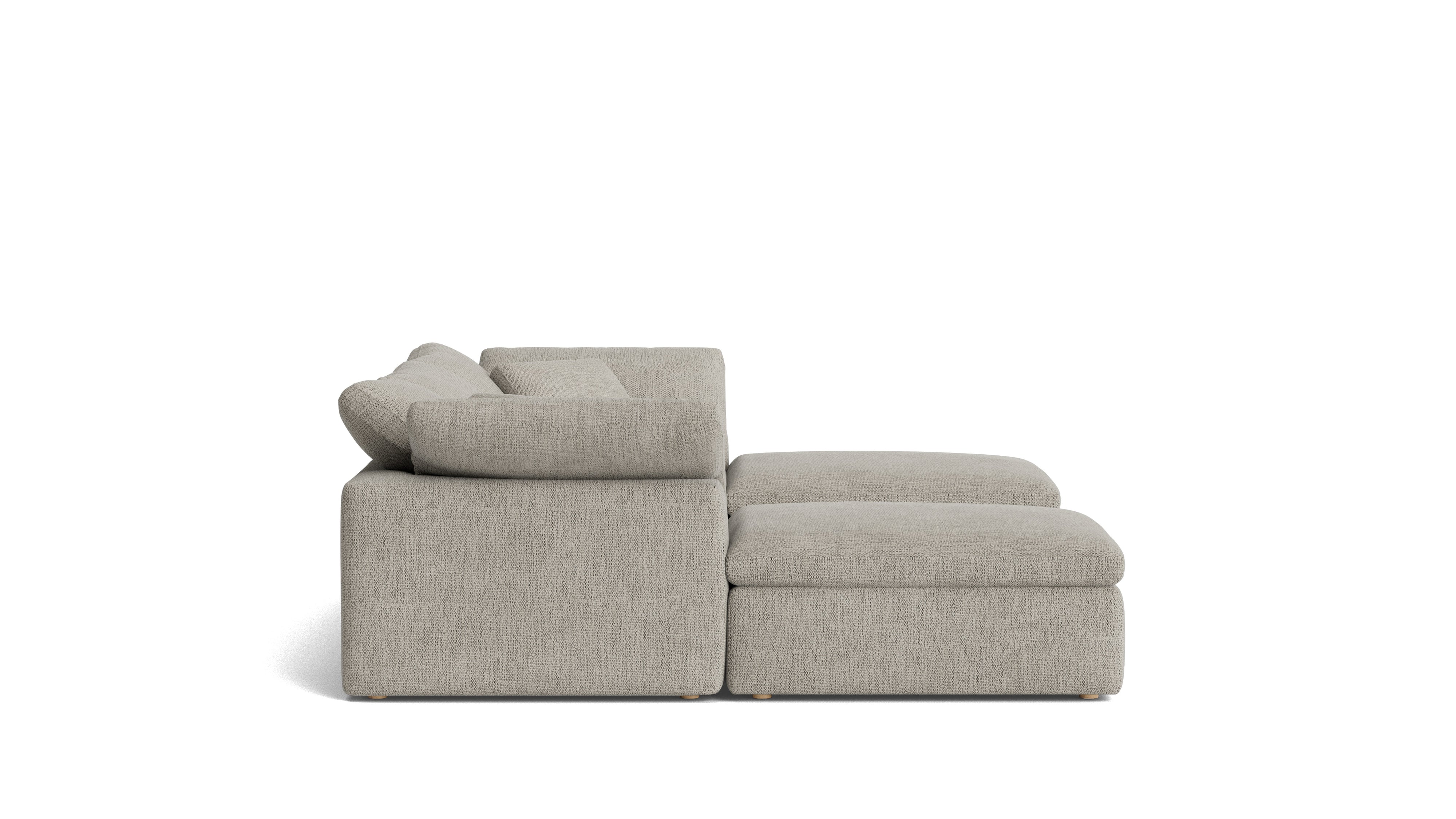 Movie Night™ 5-Piece Modular U-Shaped Sectional, Standard, Oatmeal