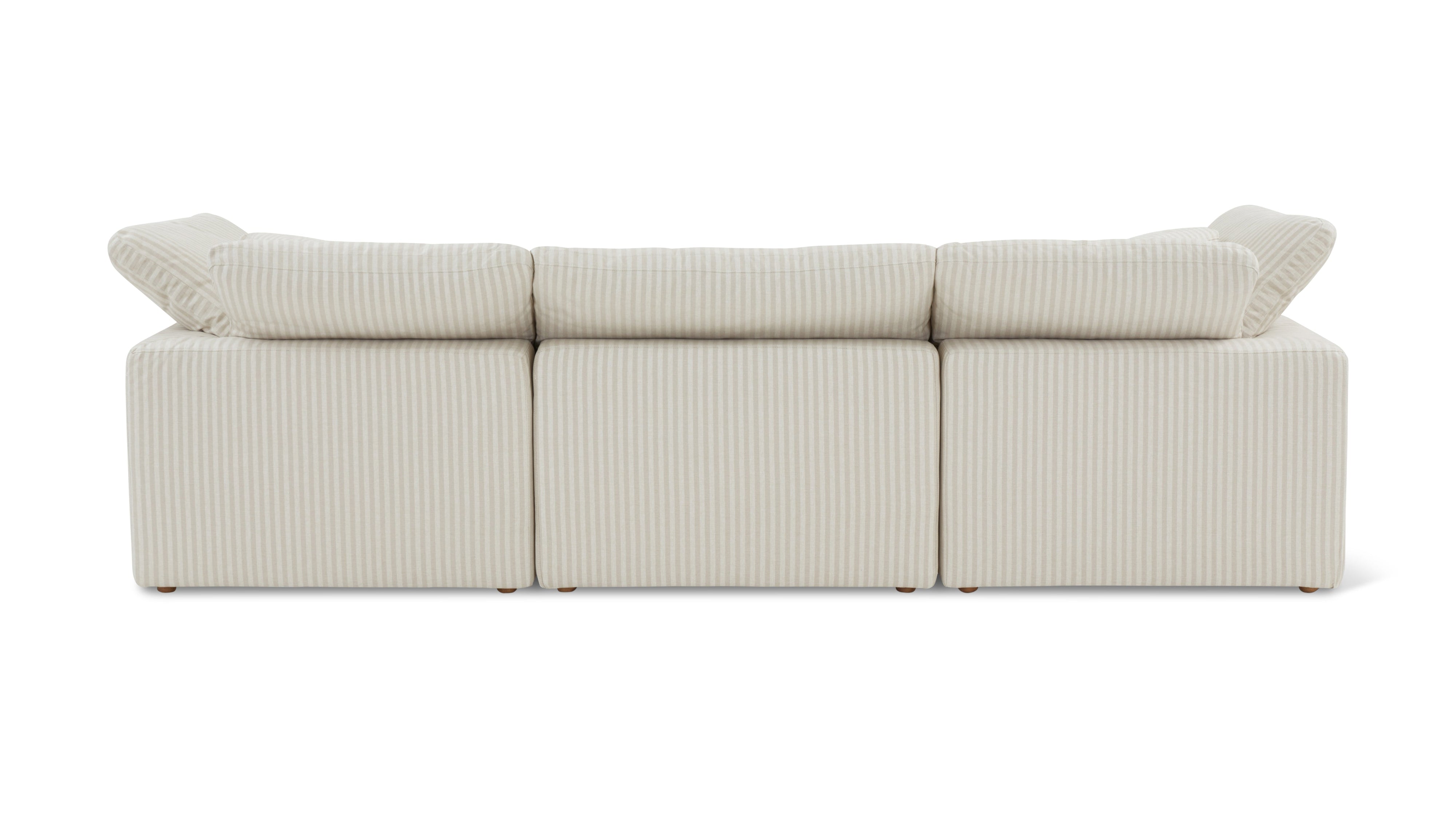 Movie Night™ 5-Piece Modular U-Shaped Sectional, Standard, Newport Stripe - Image 10