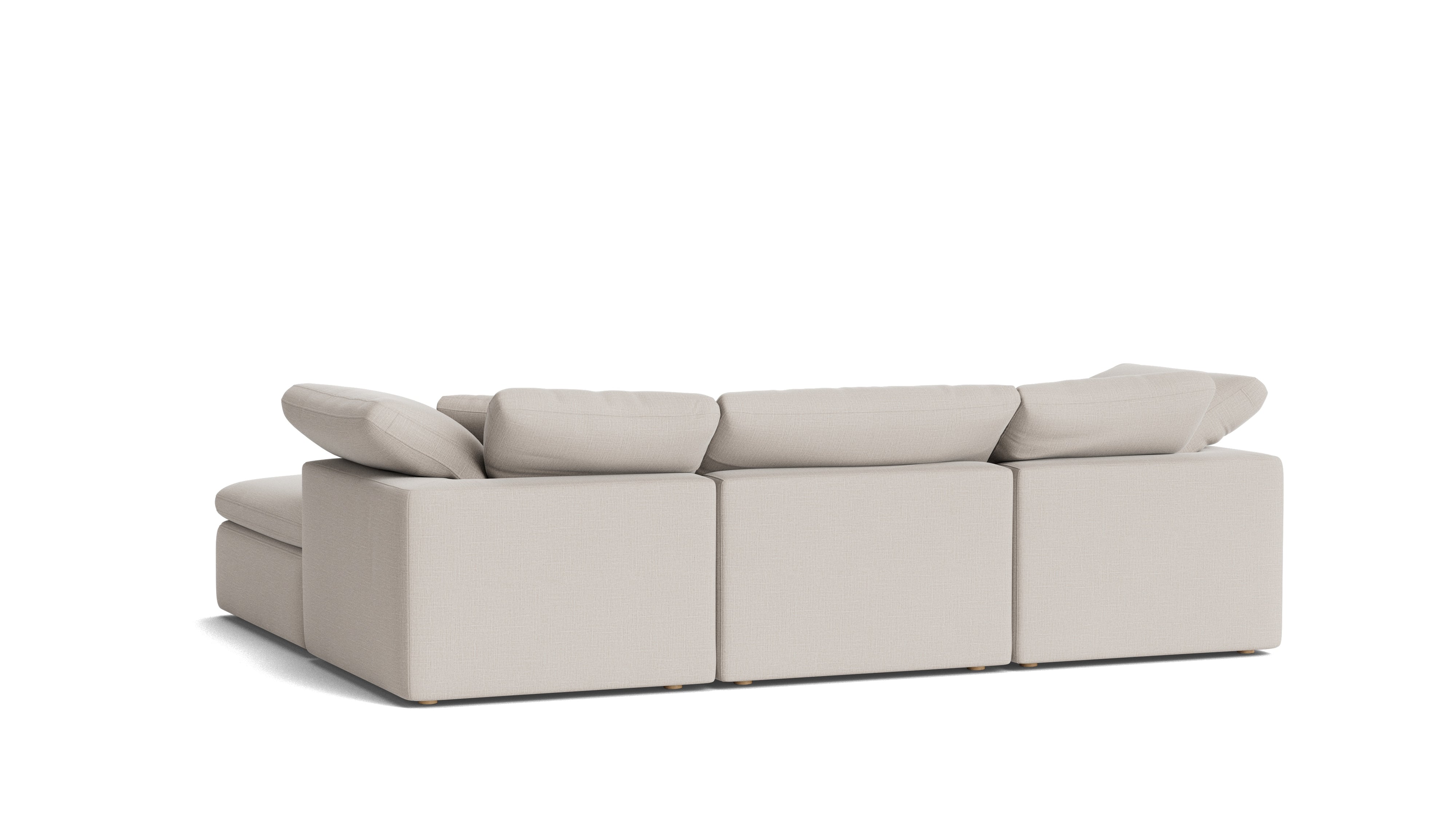 Movie Night™ 5-Piece Modular U-Shaped Sectional, Standard, Clay