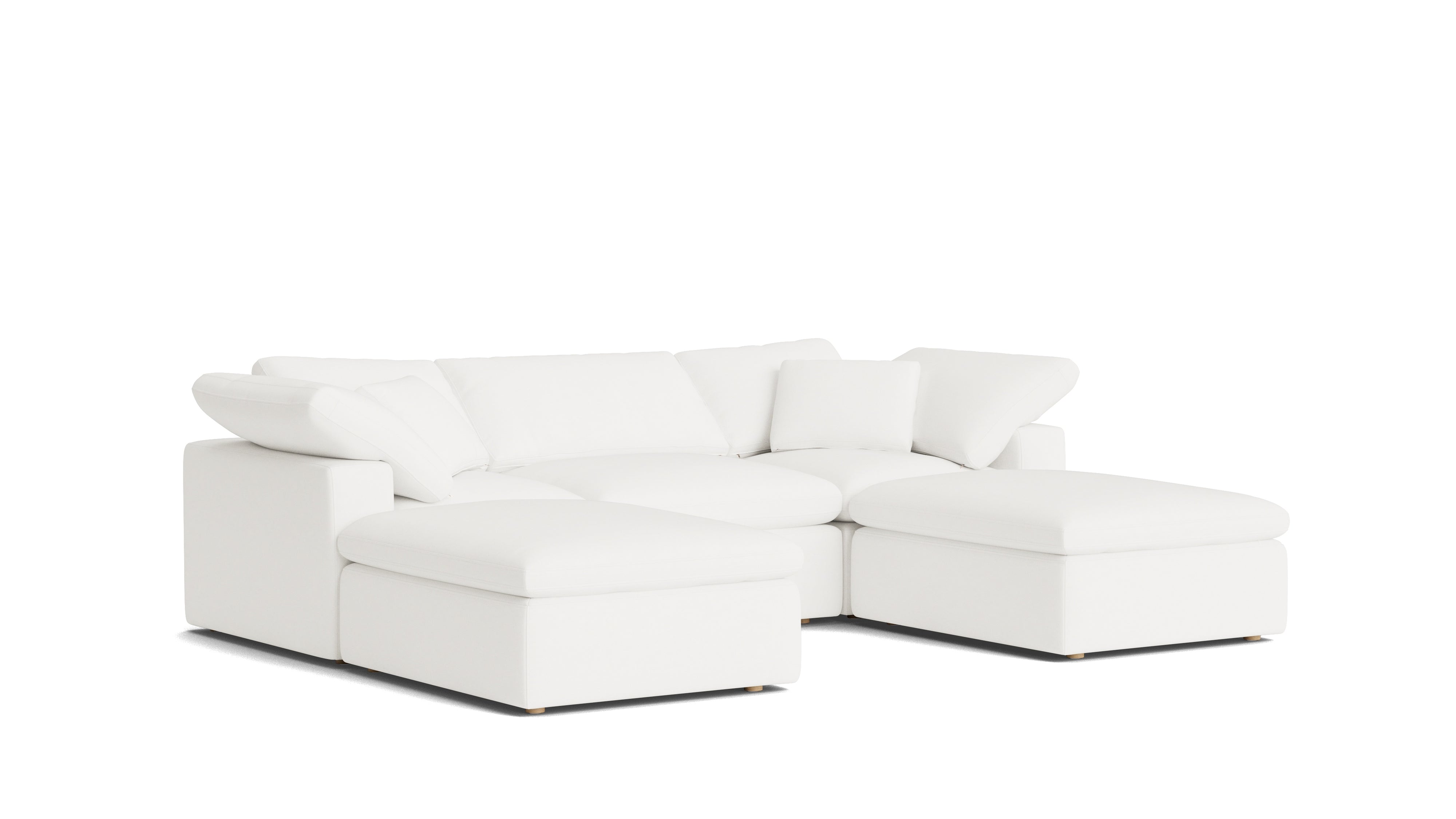 Movie Night™ 5-Piece Modular U-Shaped Sectional, Standard, Brie