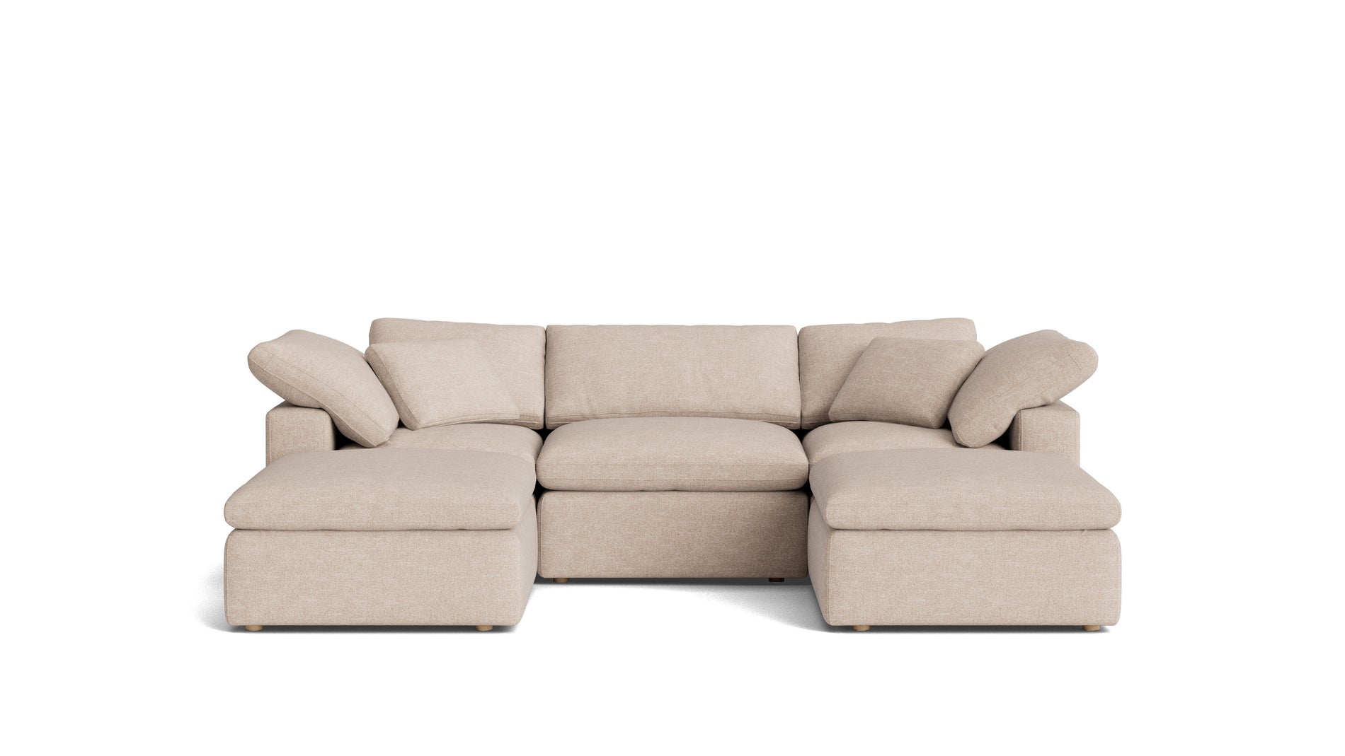 Movie Night™ 5-Piece Modular U-Shaped Sectional, Standard, Sunbeam_image