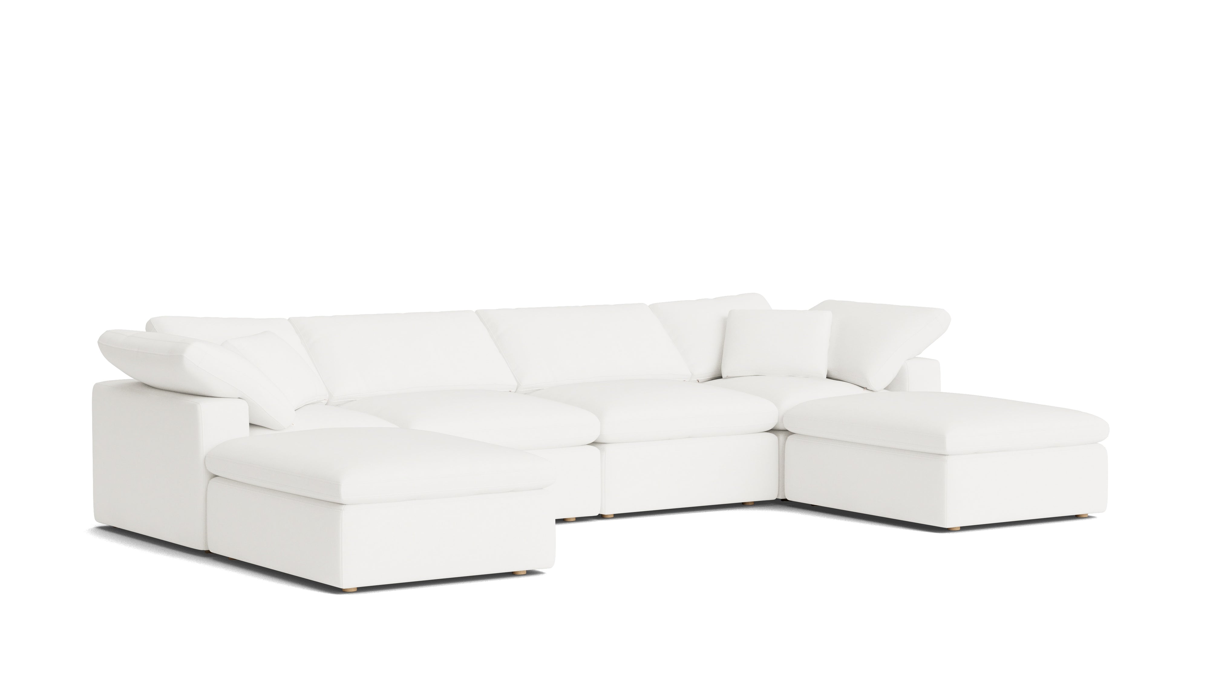 Movie Night™ 6-Piece Modular U-Shaped Sectional, Standard, Brie