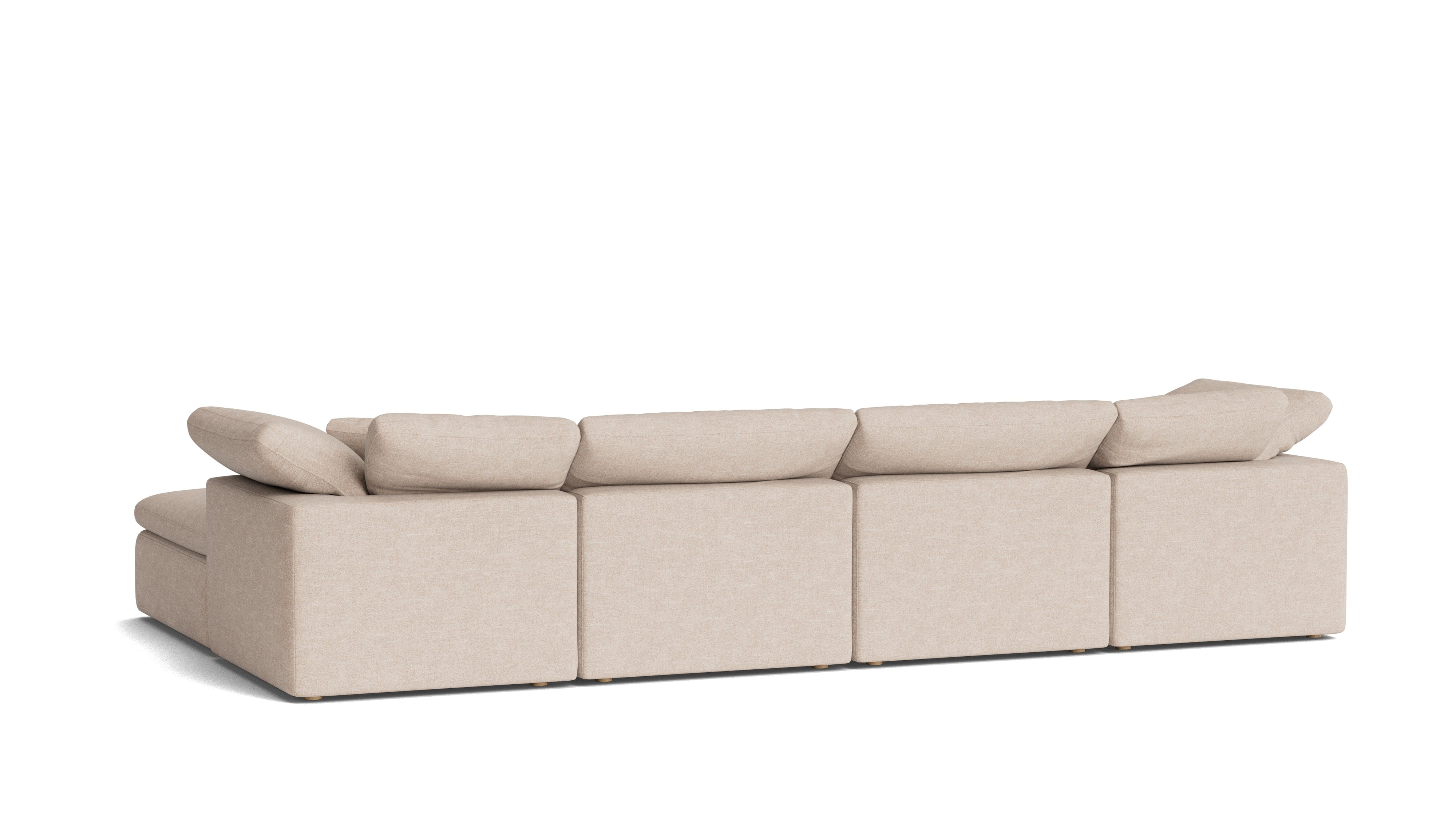 Movie Night™ 6-Piece Modular U-Shaped Sectional, Standard, Sunbeam