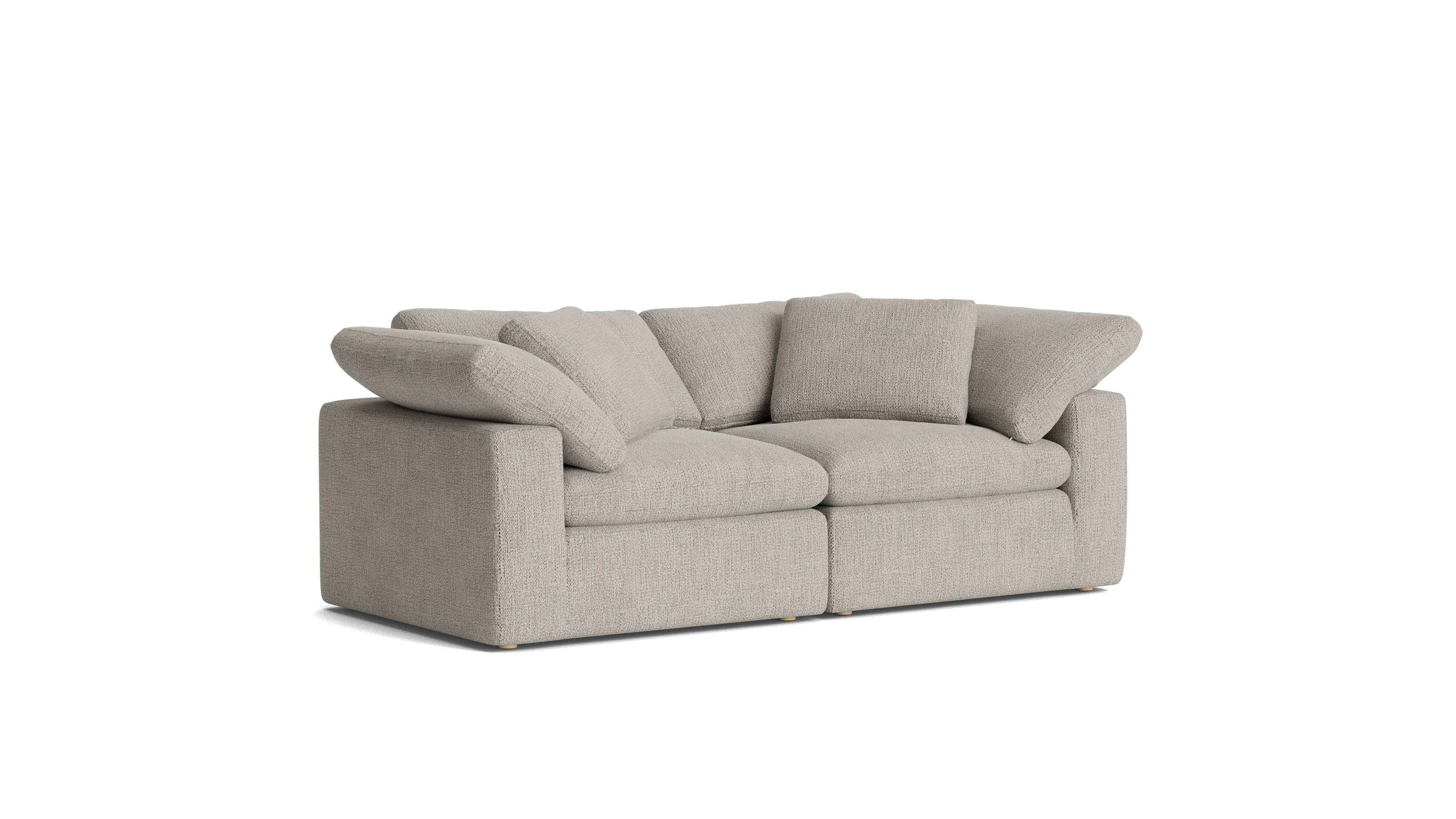 Movie Night™ 2-Piece Modular Sofa, Large, Oatmeal