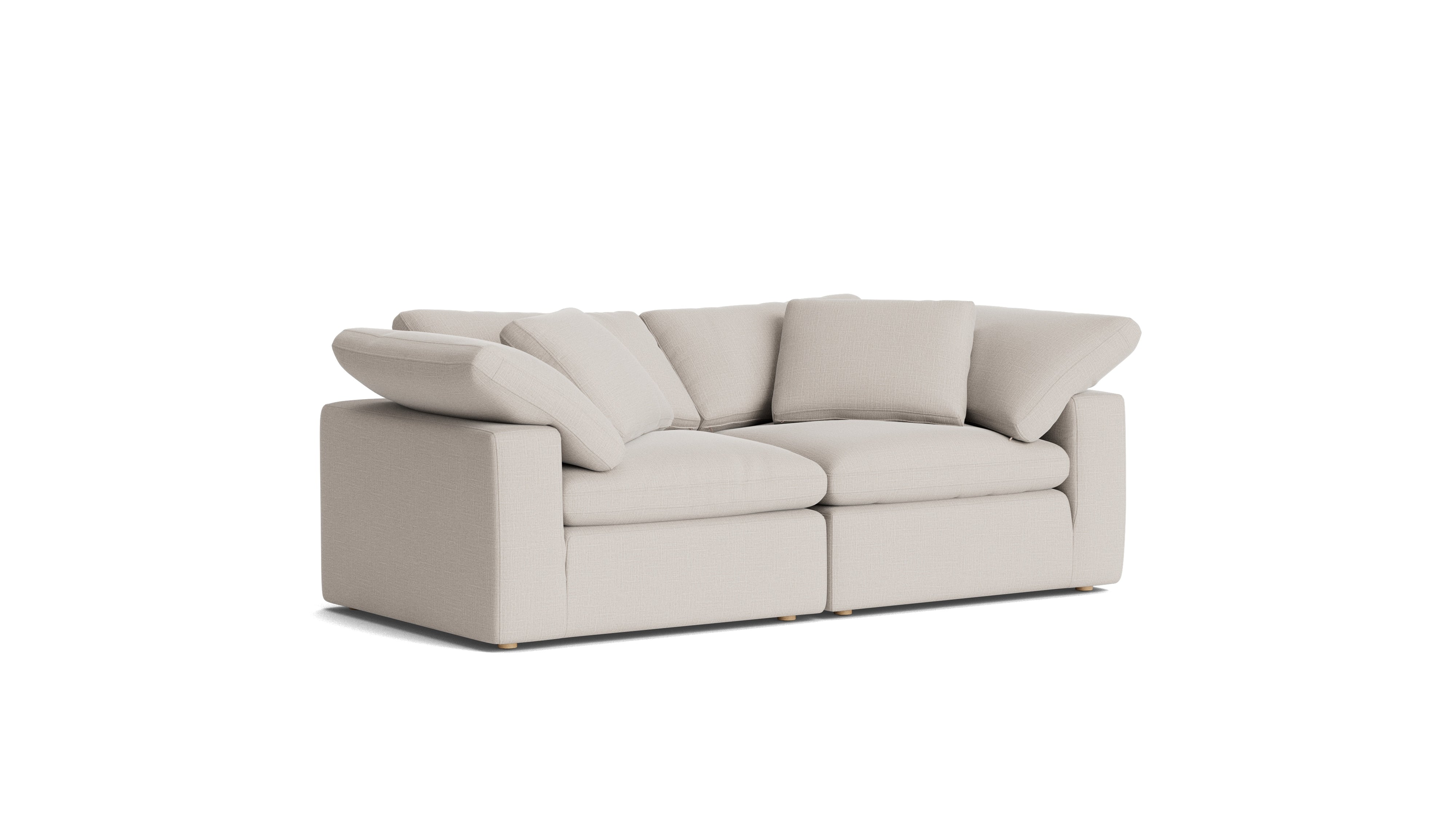 Movie Night™ 2-Piece Modular Sofa, Large, Clay