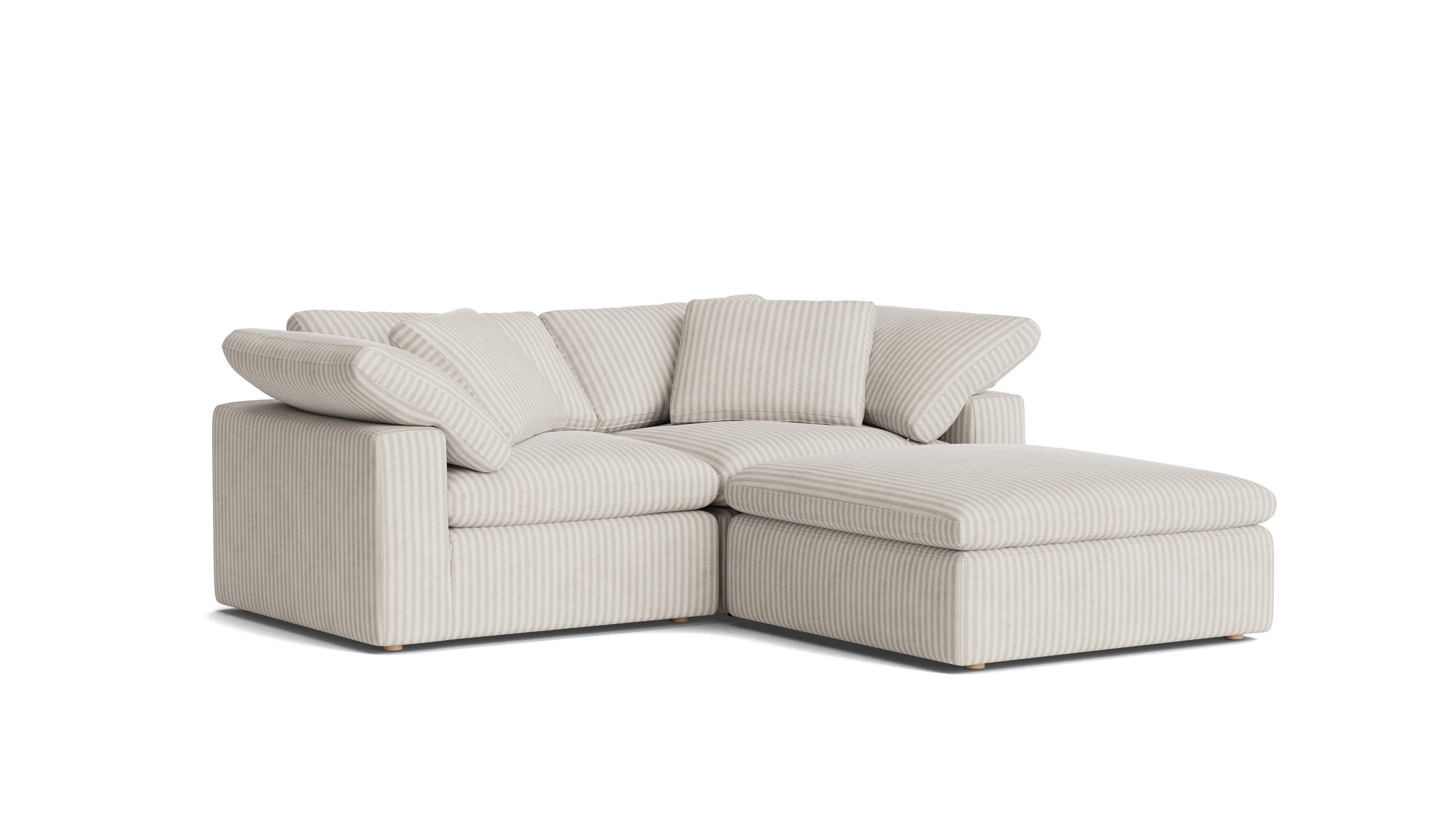 Movie Night™ 3 - Piece Modular Sectional, Large, Newport Stripe - Sundays Company CanadaSEC-YJ-919-011