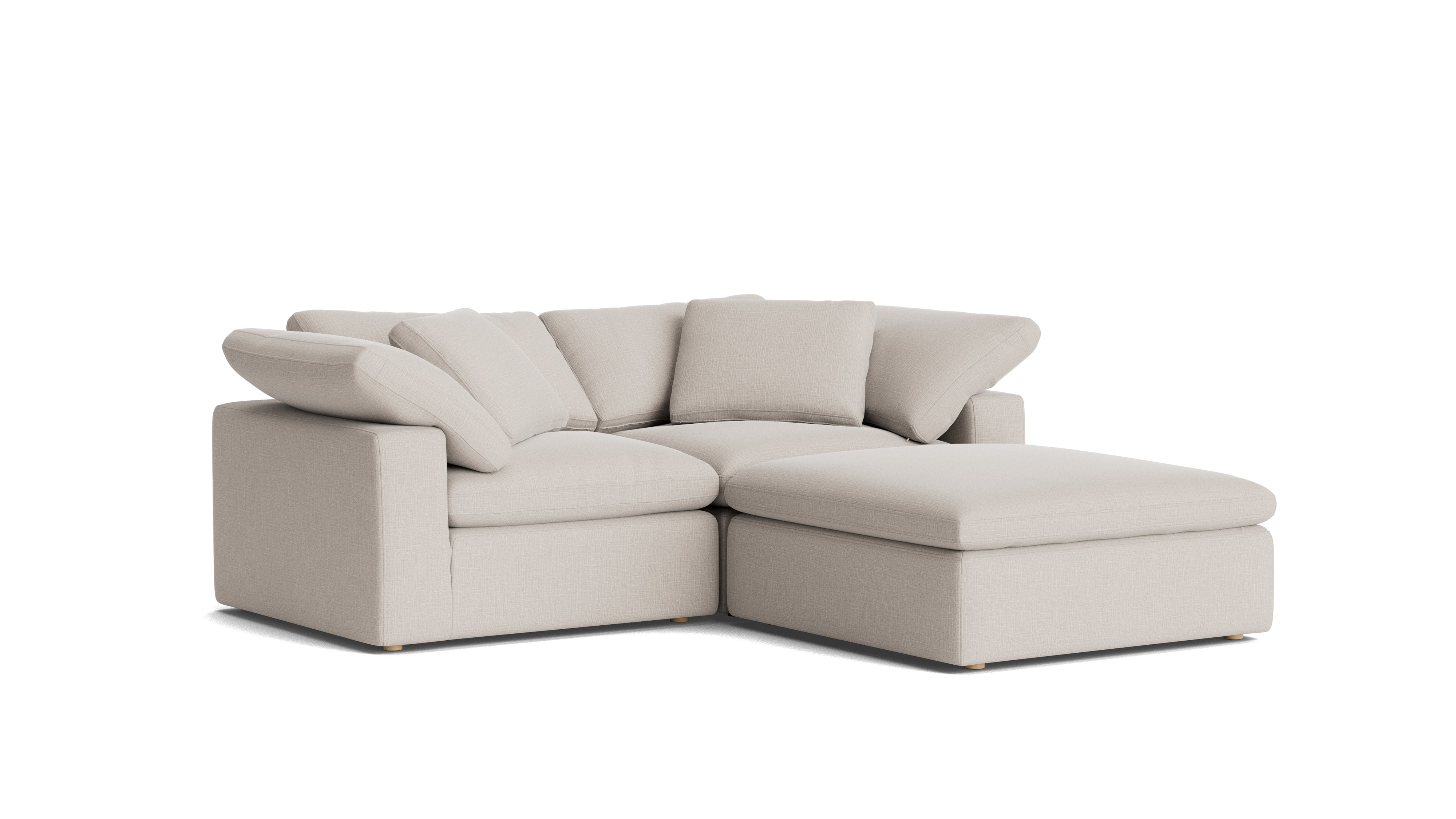 Movie Night™ 3 - Piece Modular Sectional, Large, Clay - Sundays Company CanadaSEC-YJ-919-015