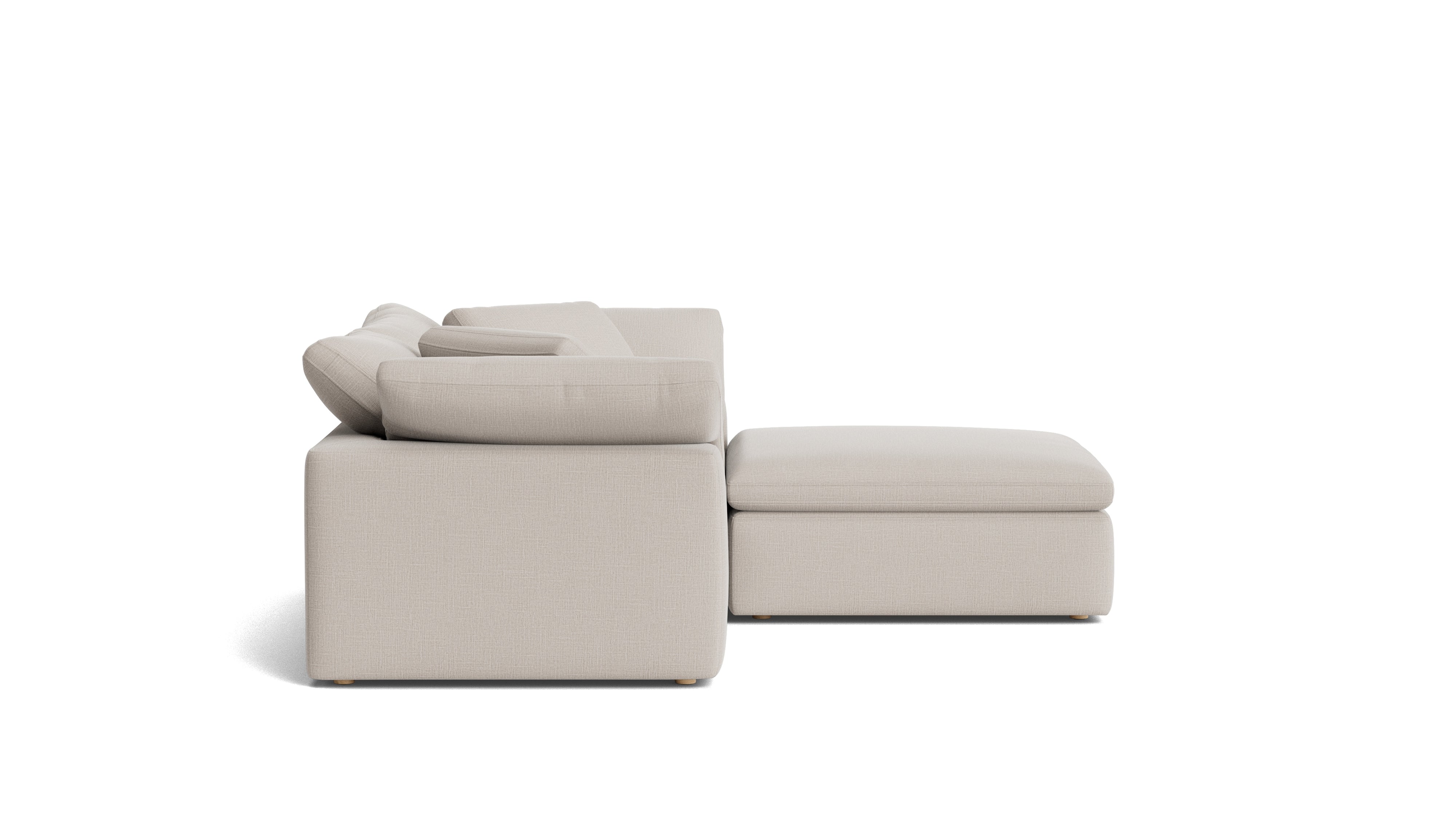 Movie Night™ 3 - Piece Modular Sectional, Large, Clay - Sundays Company CanadaSEC-YJ-919-015
