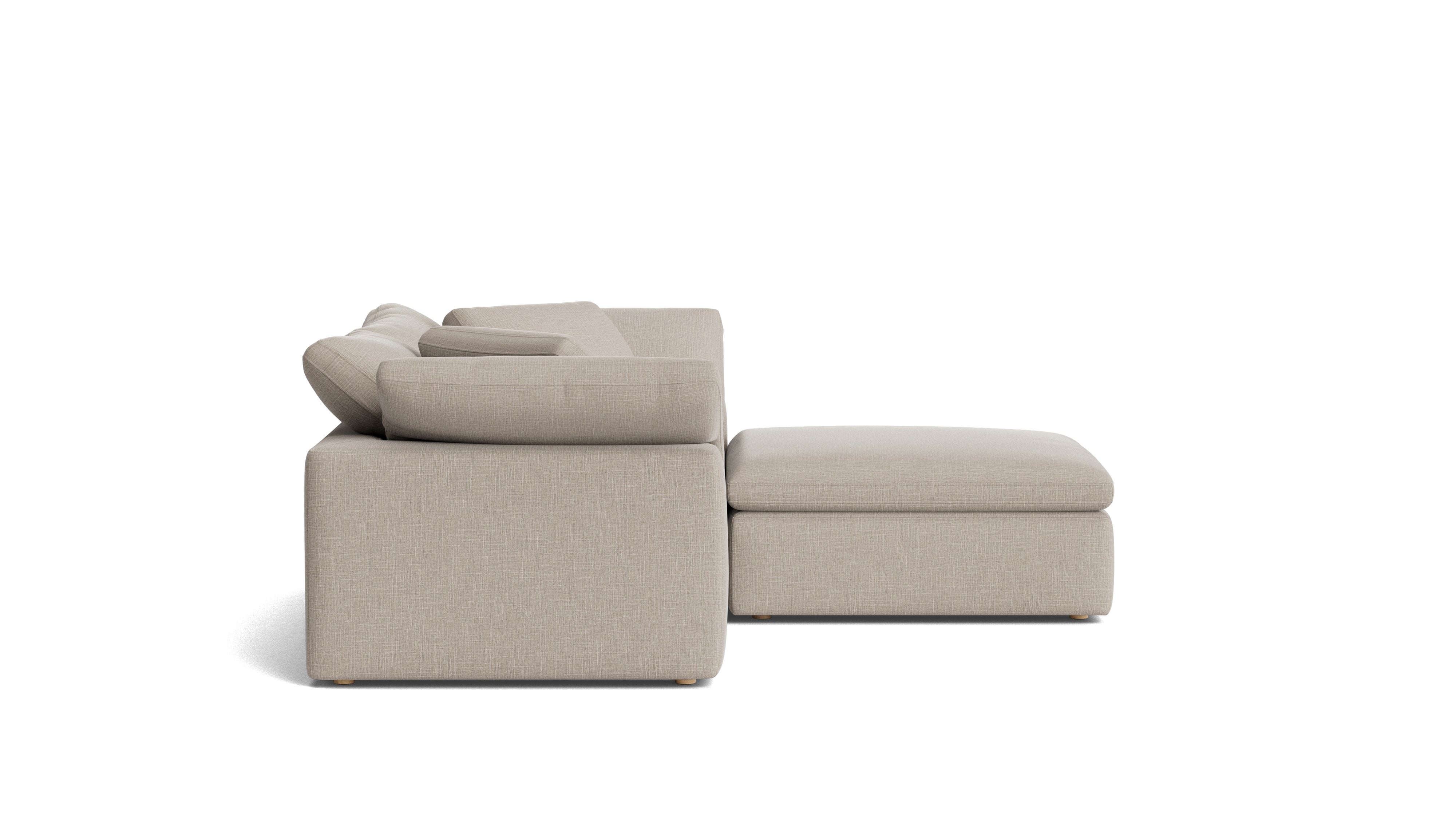 Movie Night™ 3 - Piece Modular Sectional, Large, Light Pebble - Sundays Company CanadaSEC-YJ-919-029