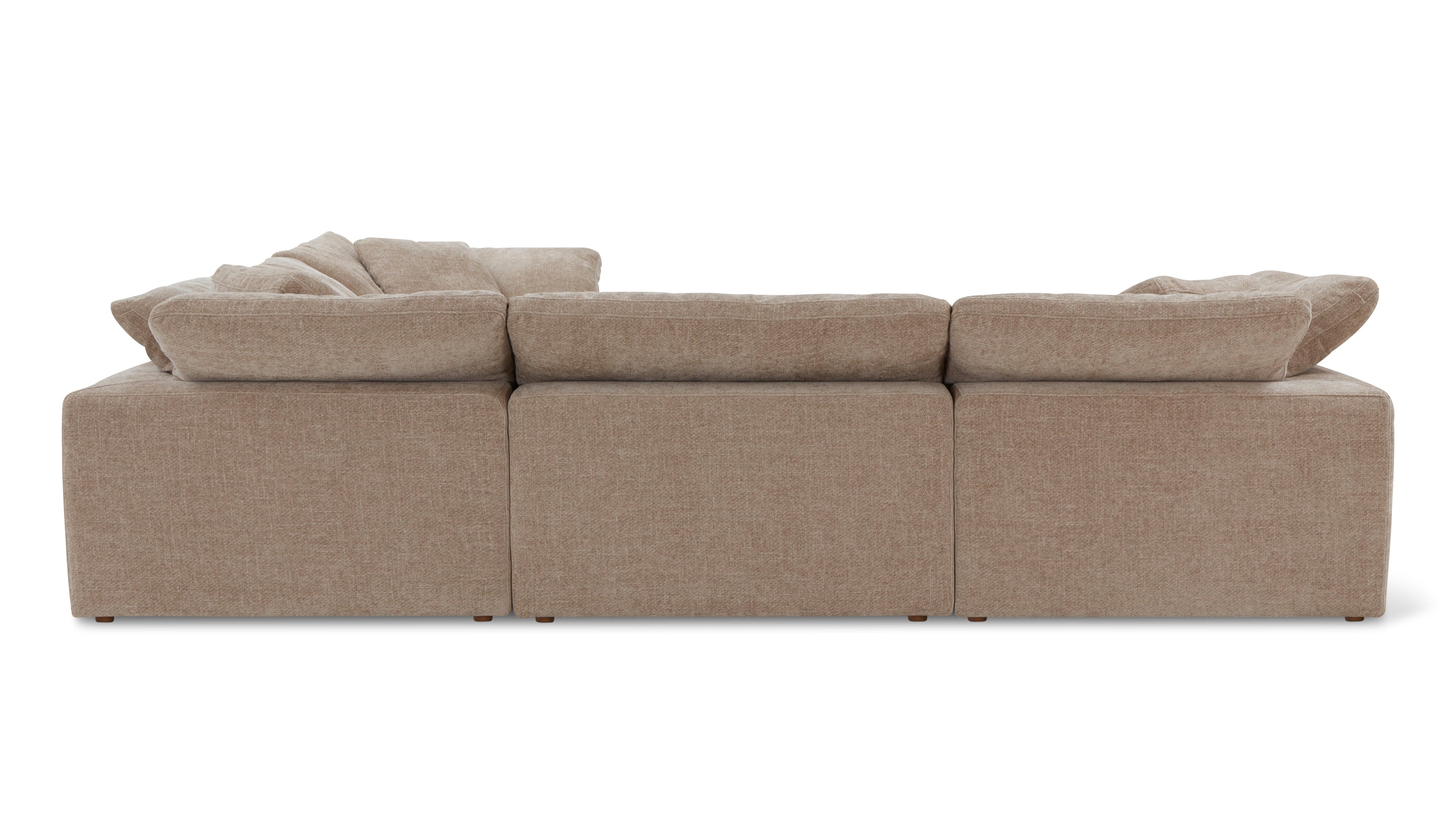 Movie Night™ 5-Piece Modular Sectional Closed, Large, Champagne - Image 11