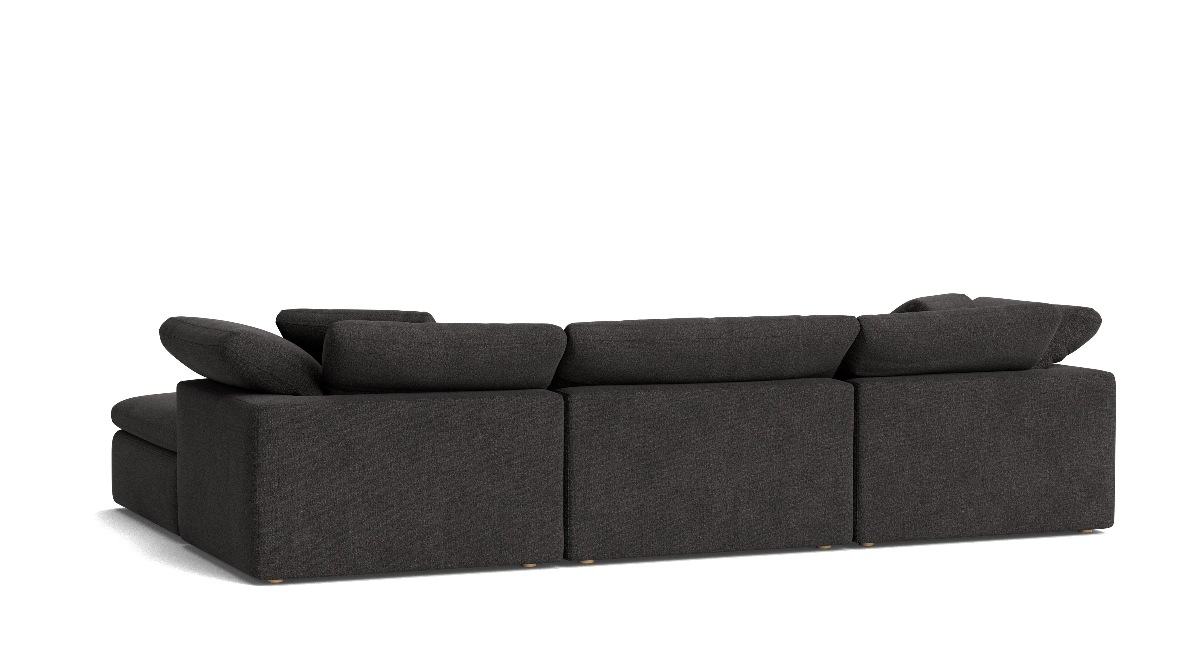 Movie Night™ 5 - Piece Modular U - Shaped Sectional, Large, Dark Shadow - Sundays Company CanadaSEC-YJ-922-025