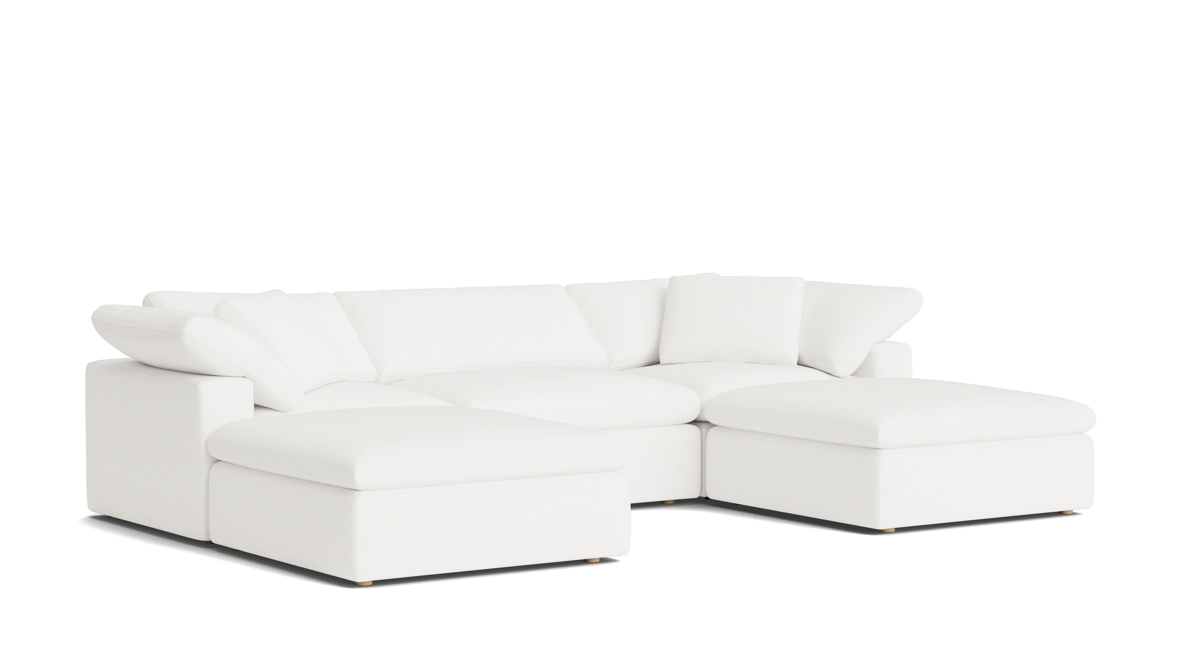 Movie Night™ 5 - Piece Modular U - Shaped Sectional, Large, Brie - Sundays Company CanadaSEC-YJ-922-037