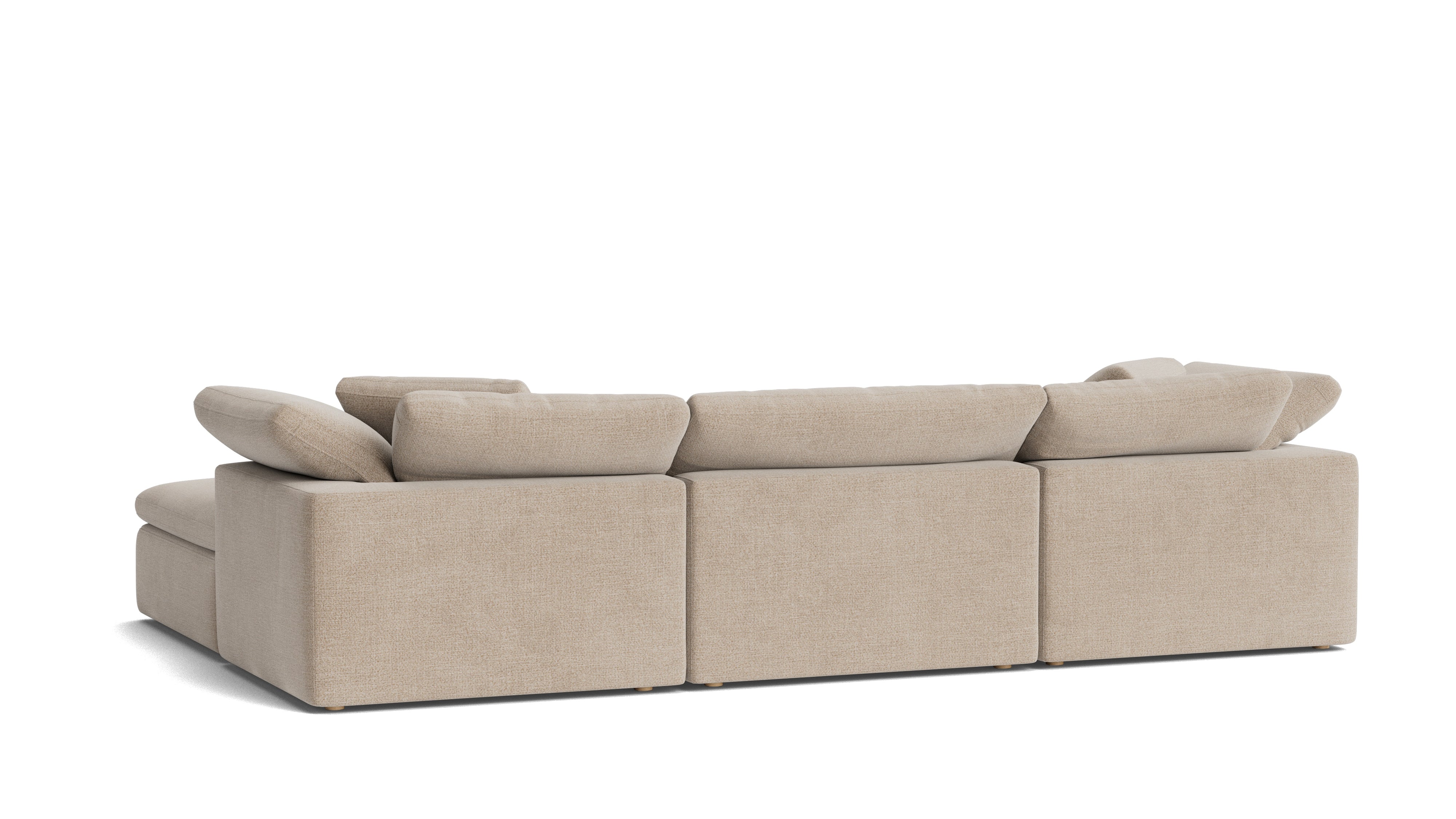 Movie Night™ 5 - Piece Modular U - Shaped Sectional, Large, Champagne - Sundays Company CanadaSEC-YJ-922-041