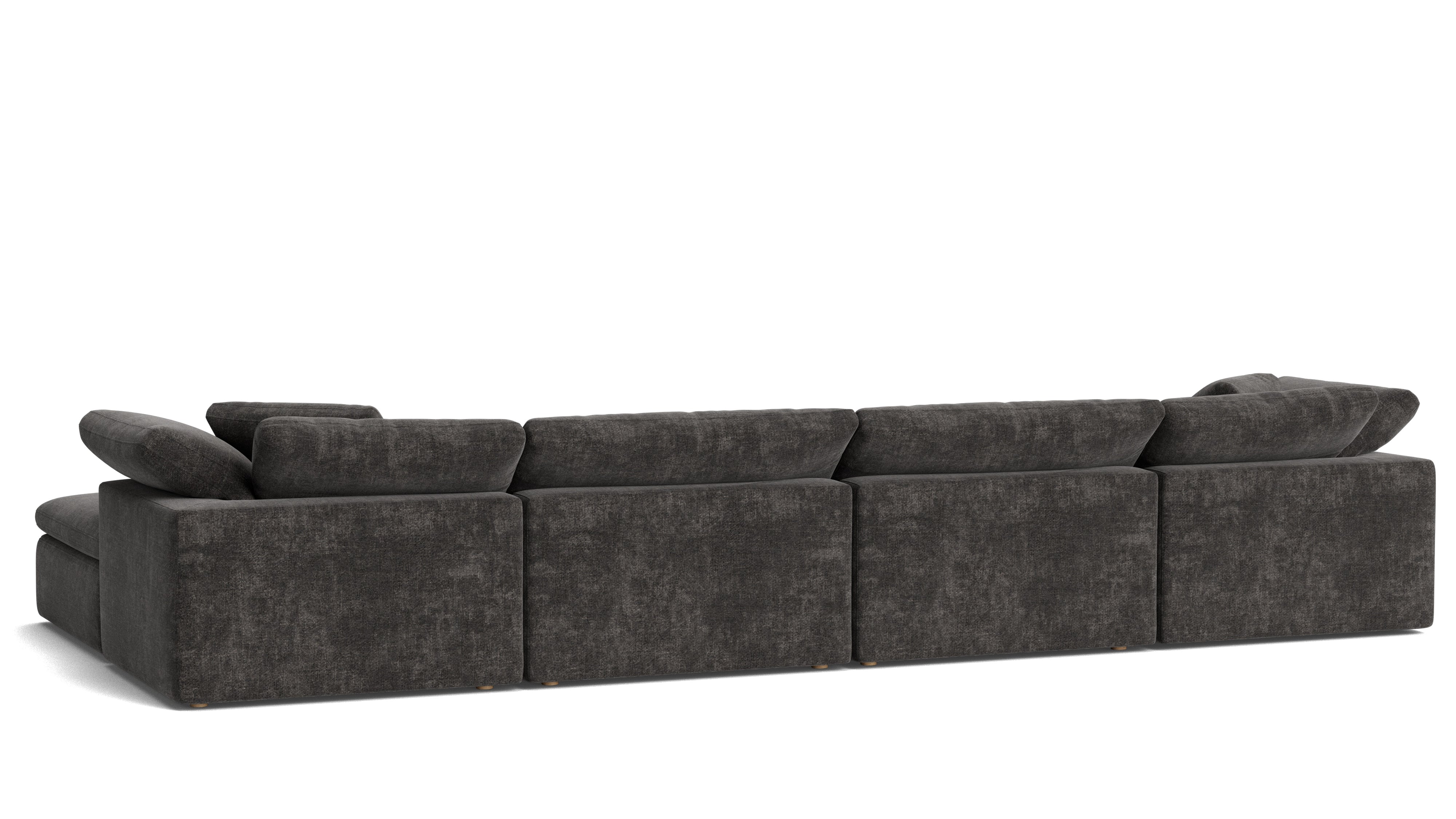 Movie Night™ 6 - Piece Modular U - Shaped Sectional, Large, Truffle - Sundays Company CanadaSEC-YJ-923-003