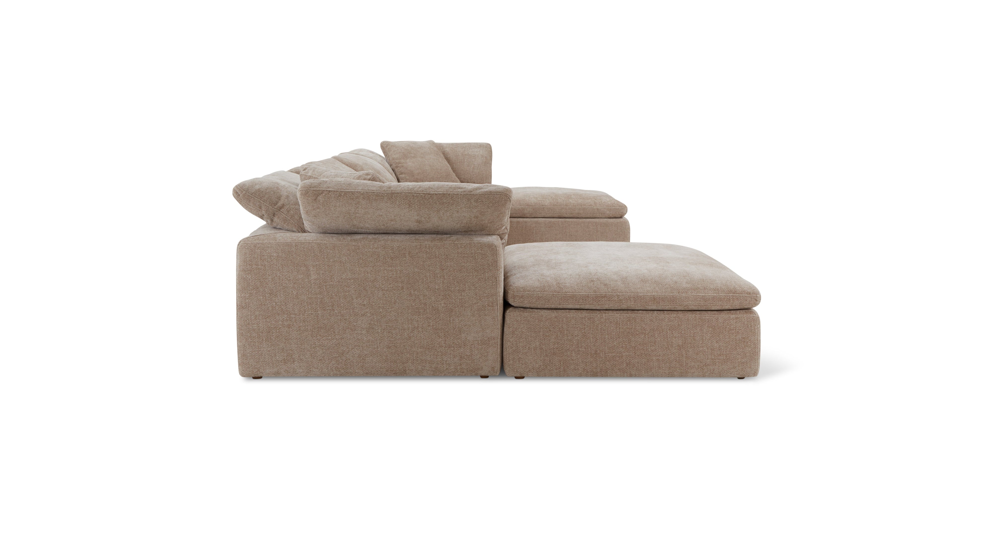Movie Night™ 6-Piece Modular U-Shaped Sectional, Large, Champagne - Image 12