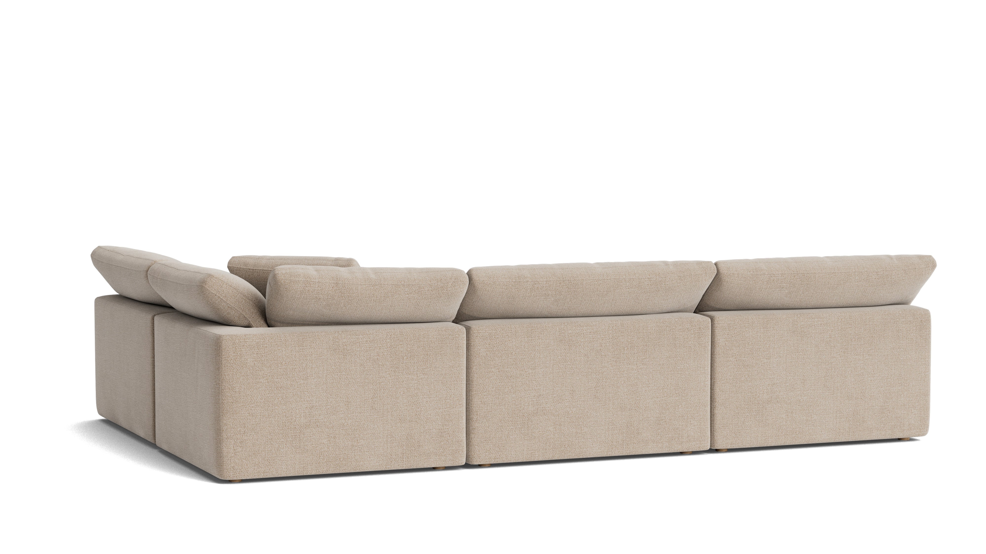 Movie Night™ 4 - Piece Modular Sectional Open, Large, Champagne - Sundays Company CanadaSEC-YJ-924-041