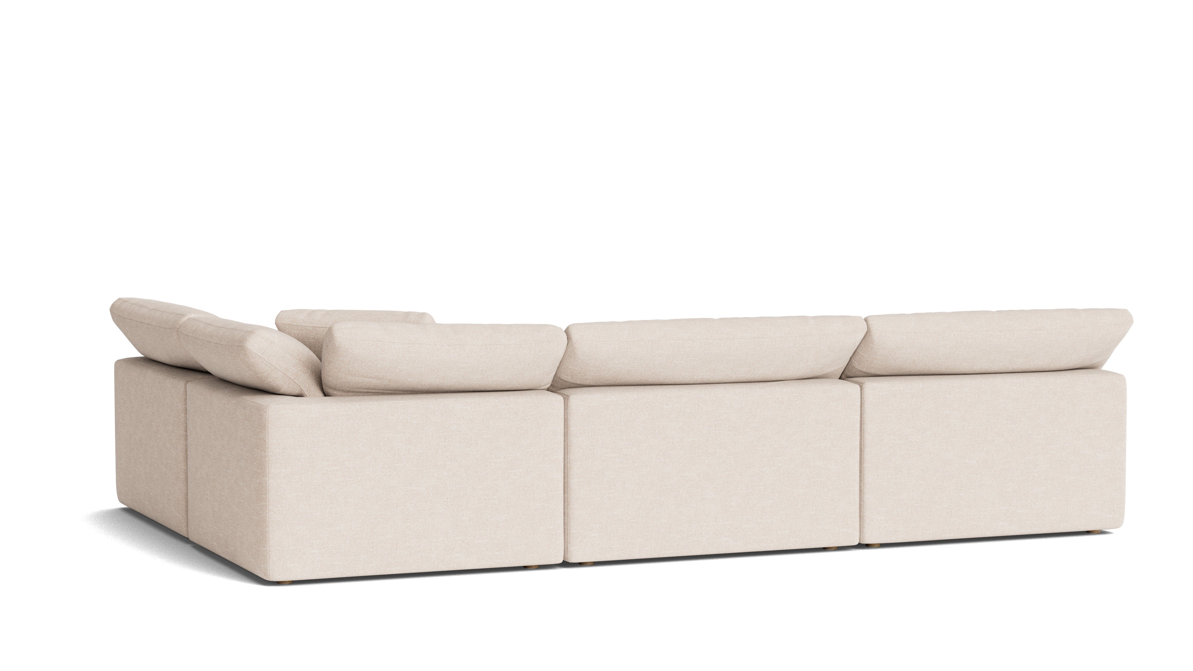 Movie Night™ 4-Piece Modular Sectional Open, Large, Sunbeam