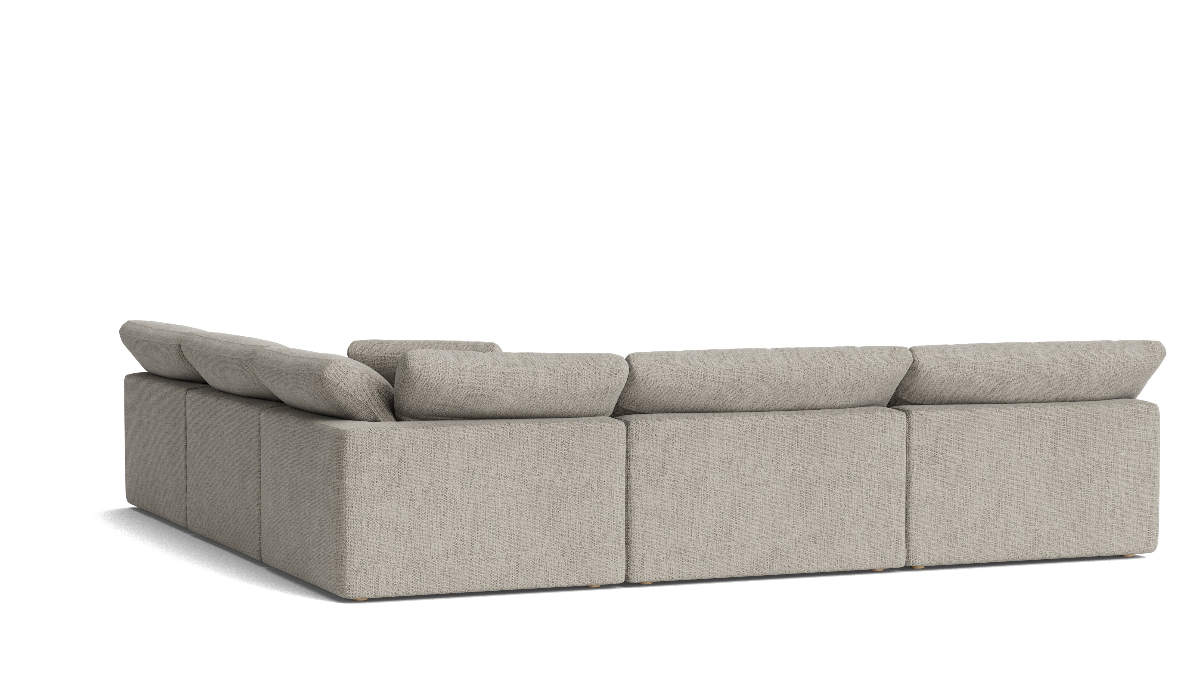 Movie Night™ 5 - Piece Modular Sectional Open, Large, Oatmeal - Sundays Company CanadaSEC-YJ-925-007