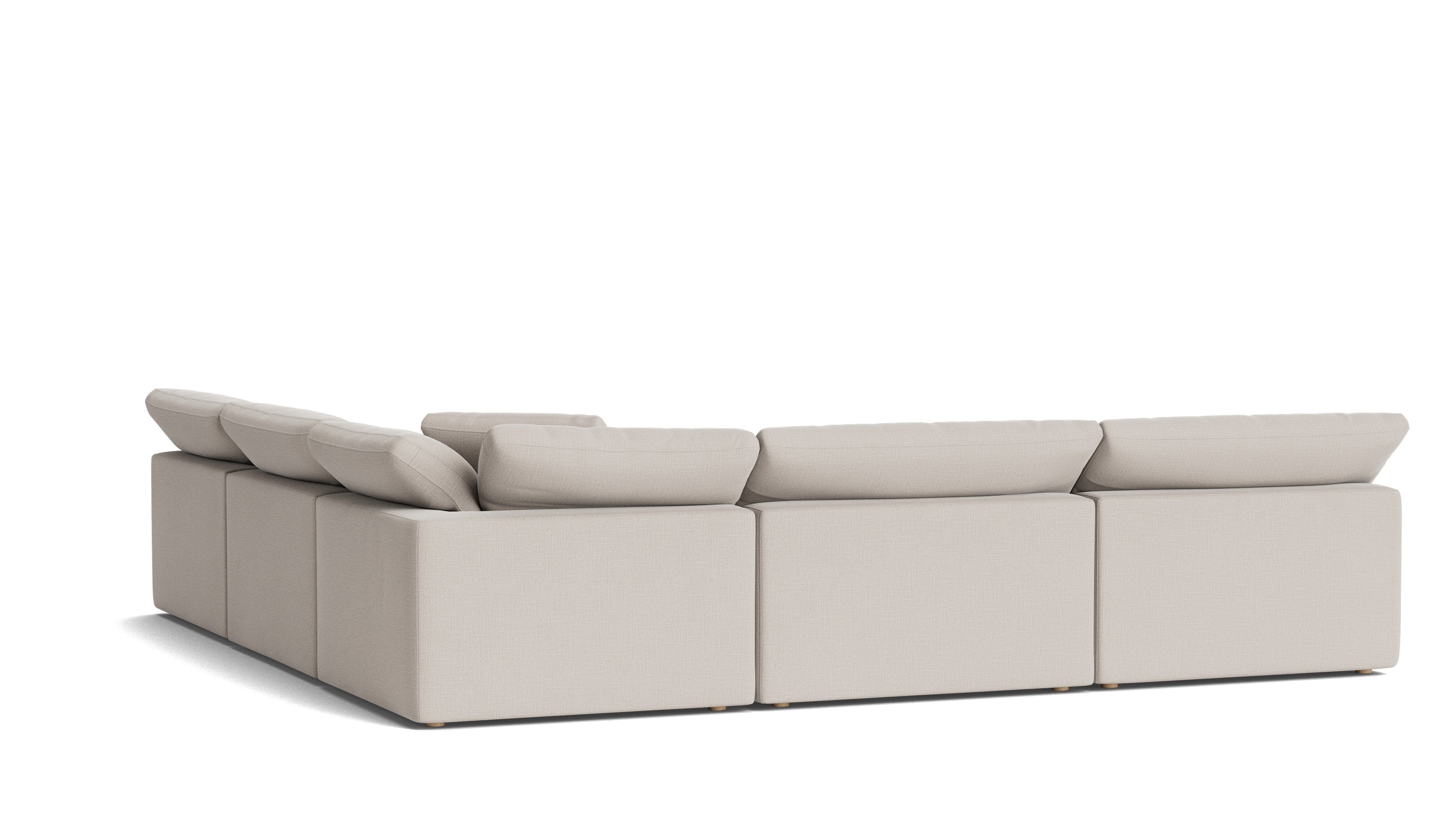 Movie Night™ 5 - Piece Modular Sectional Open, Large, Clay - Sundays Company CanadaSEC-YJ-925-015