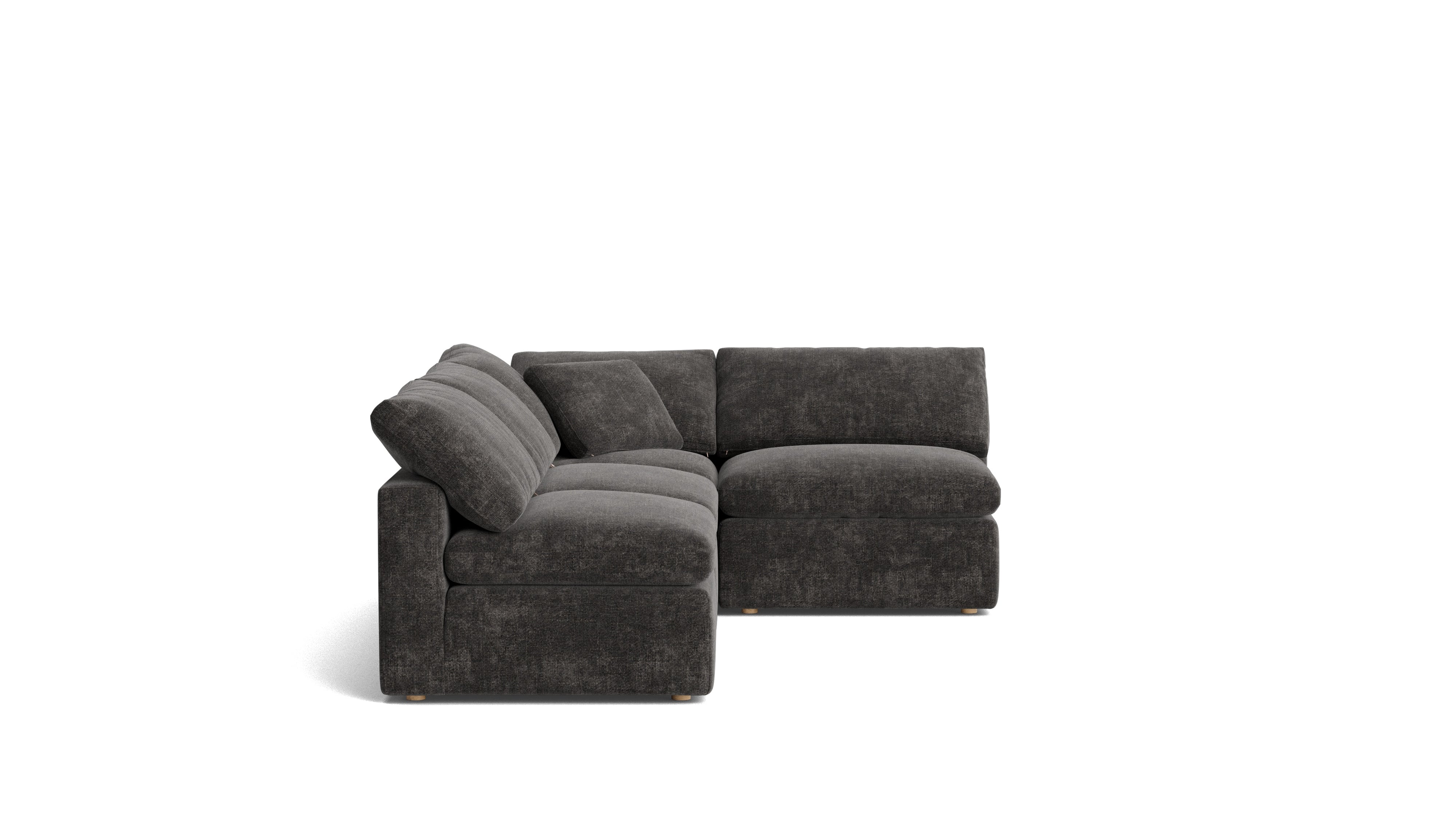 Movie Night™ 4-Piece Modular Sectional Open, Standard, Truffle