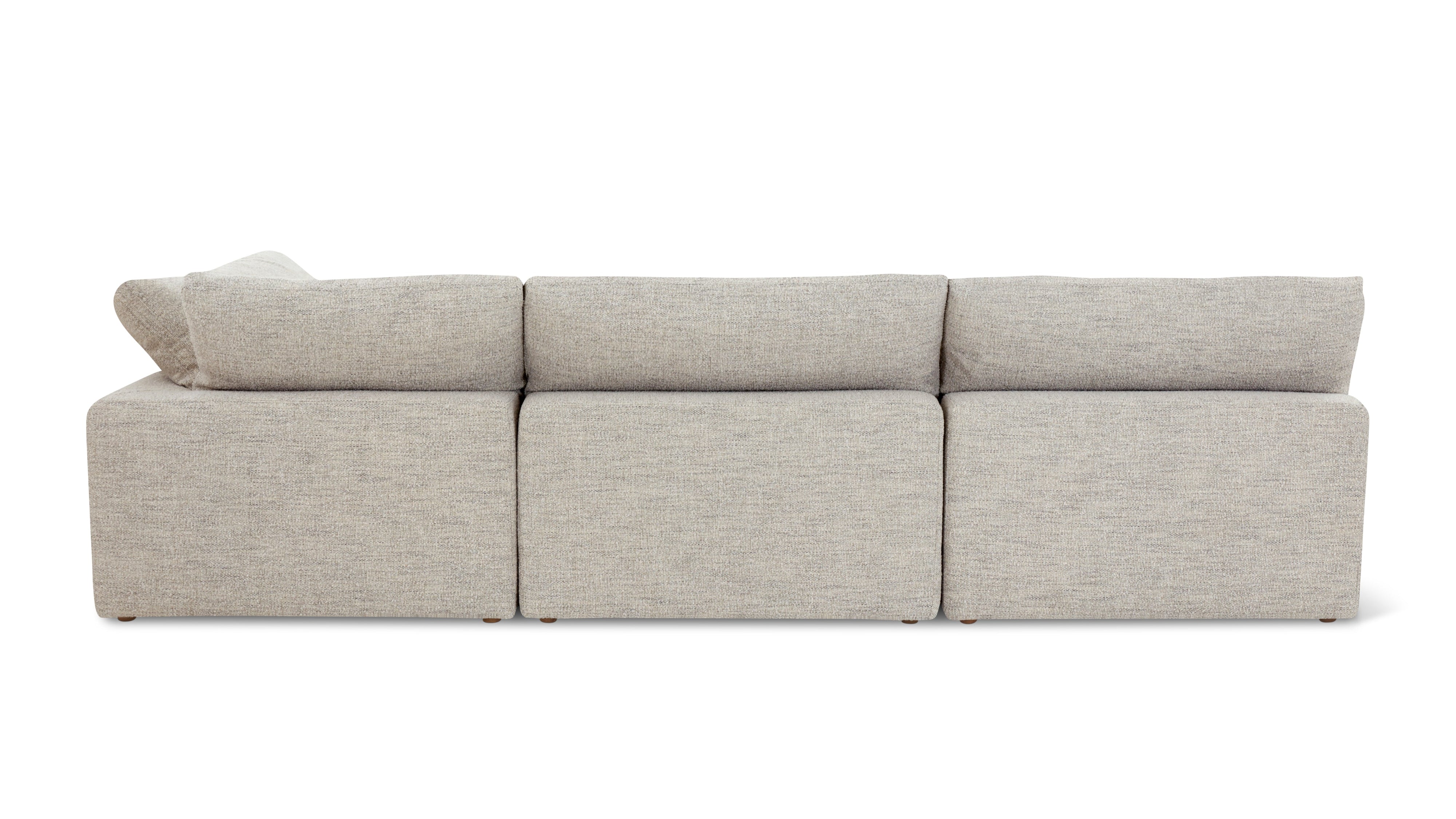 Movie Night™ 4-Piece Modular Sectional Open, Standard, Oatmeal - Image 8