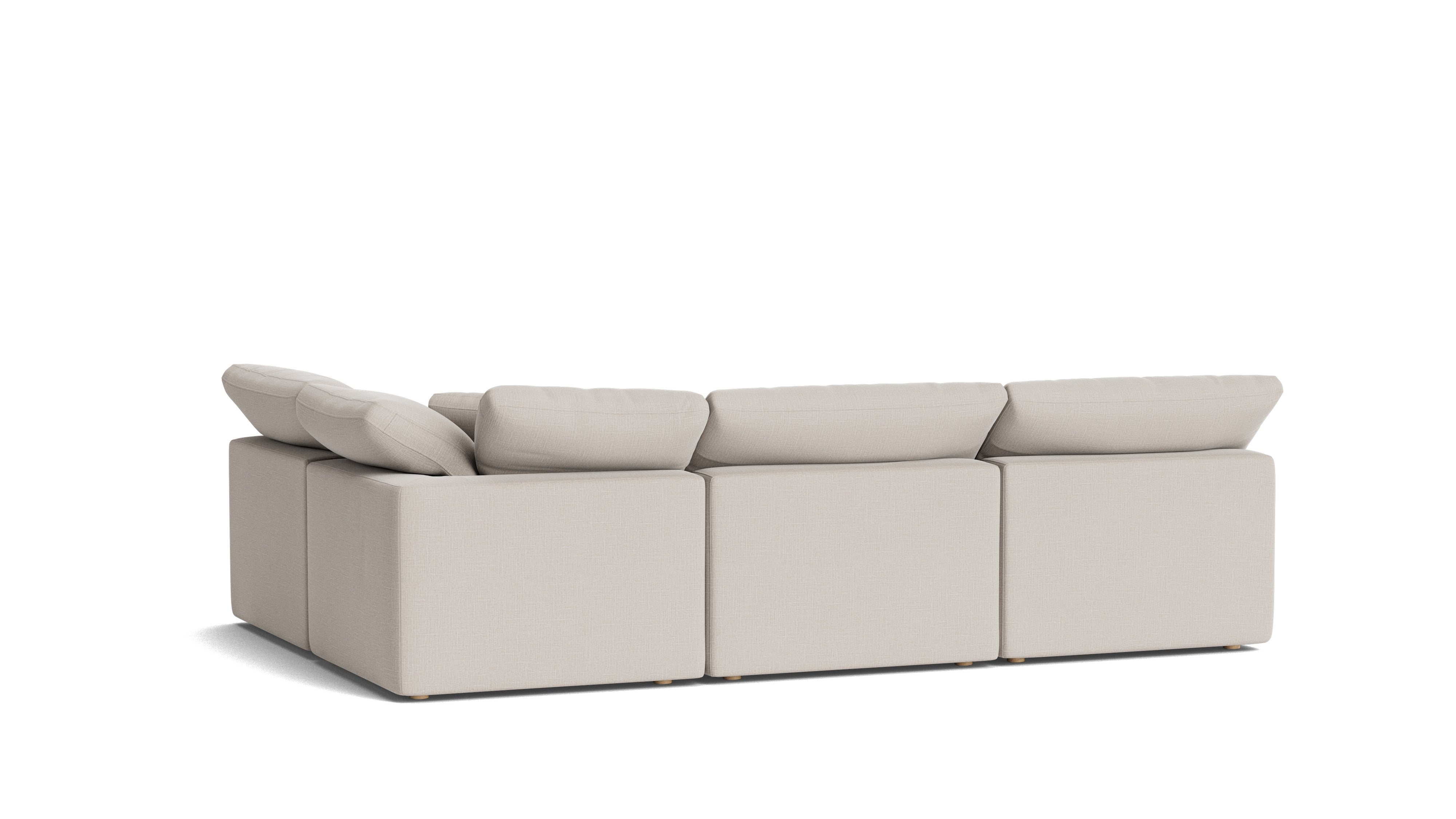 Movie Night™ 4-Piece Modular Sectional Open, Standard, Clay