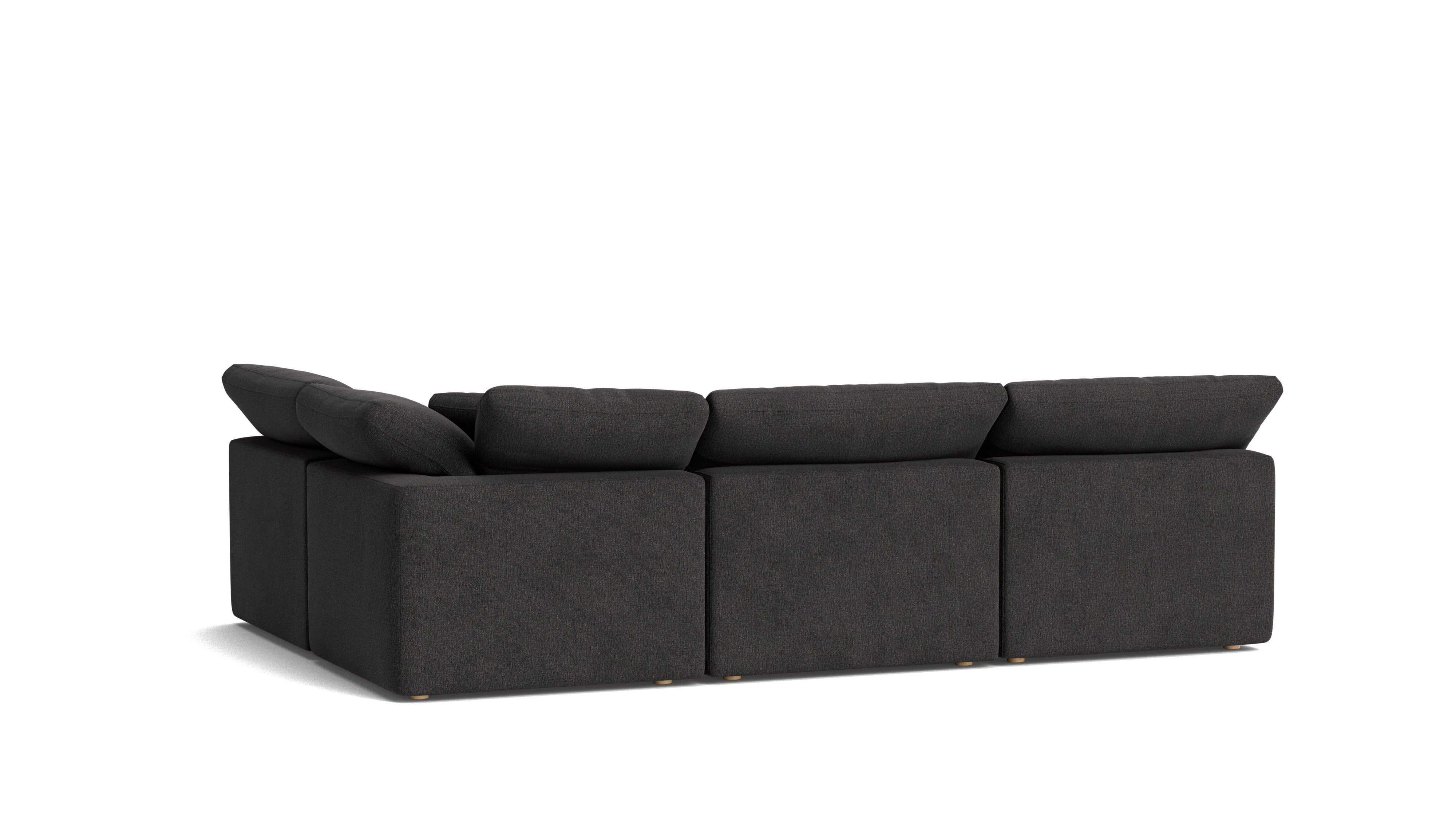 Movie Night™ 4-Piece Modular Sectional Open, Standard, Dark Shadow