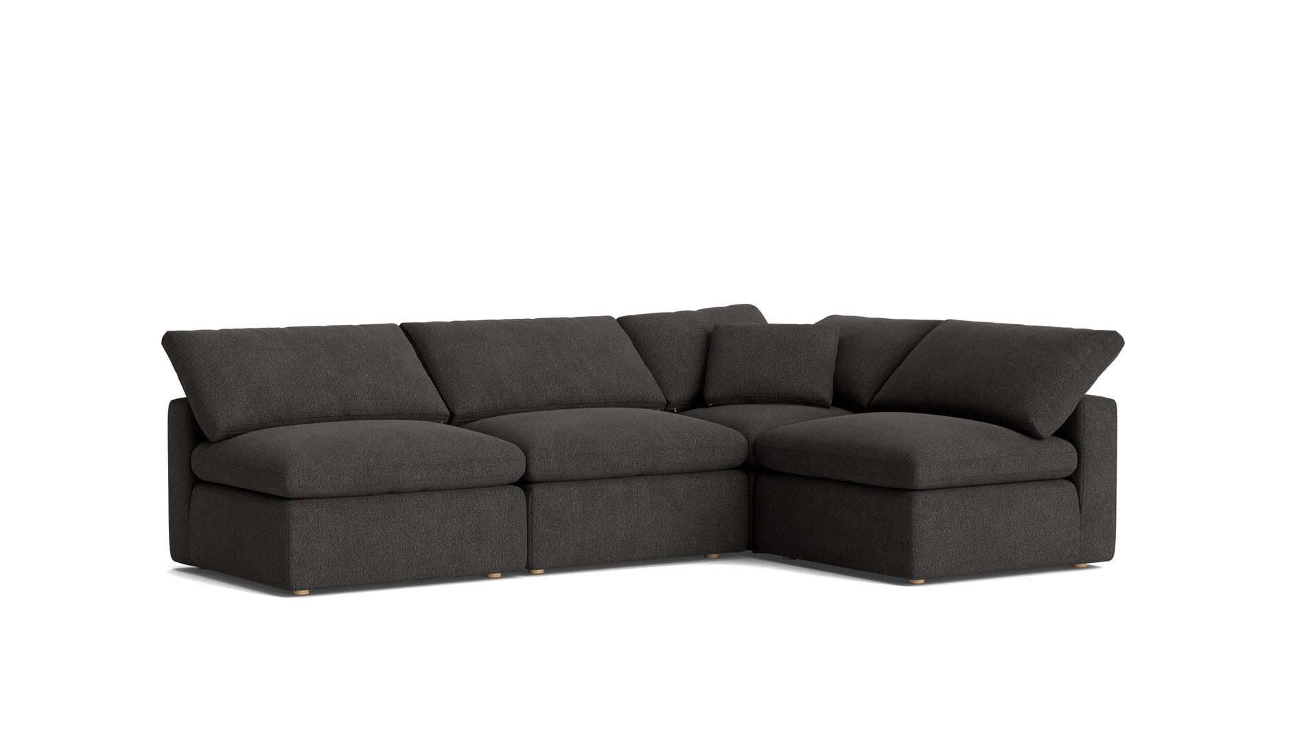 Movie Night™ 4-Piece Modular Sectional Open, Standard, Dark Shadow_image