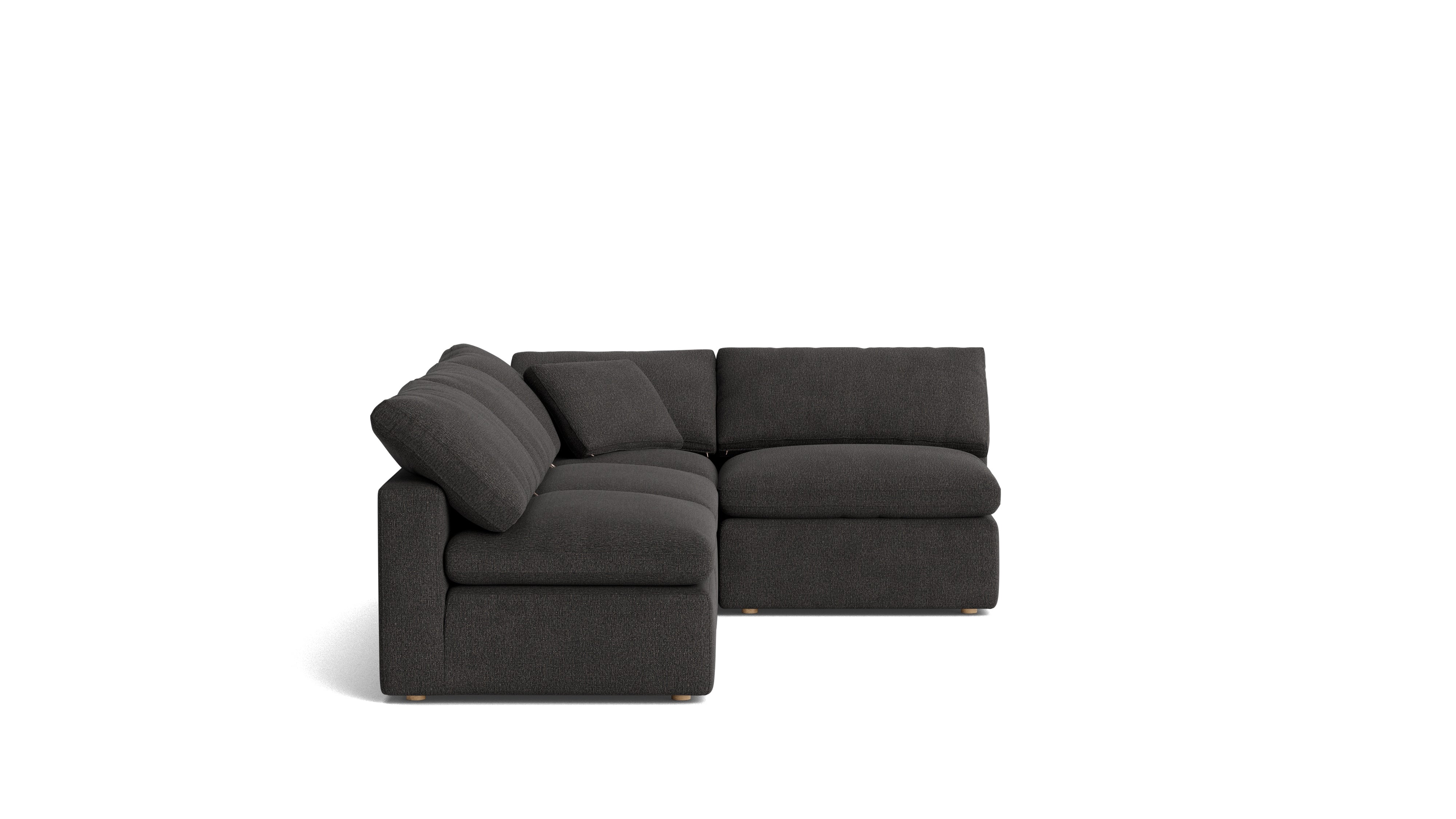 Movie Night™ 4-Piece Modular Sectional Open, Standard, Dark Shadow