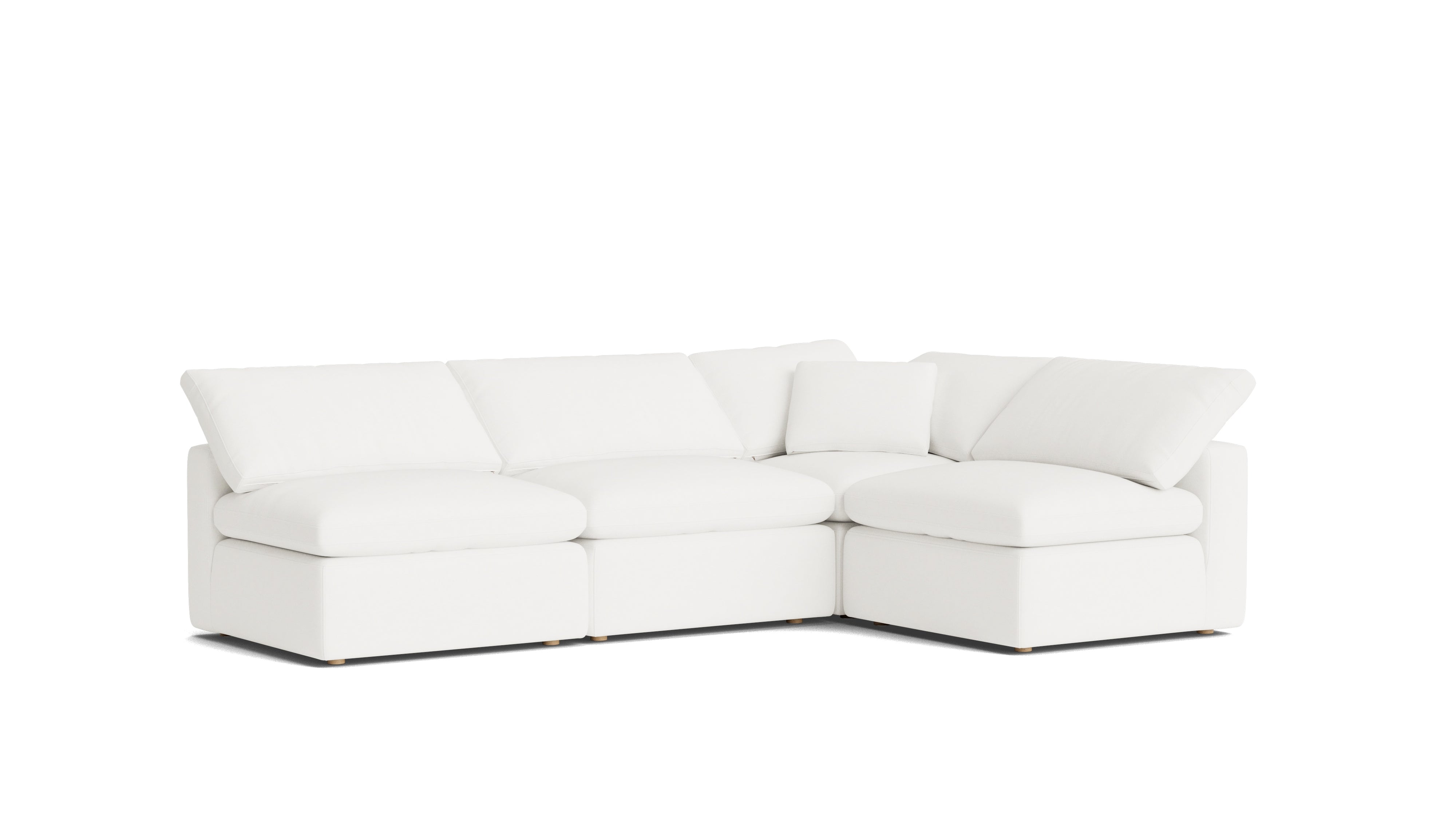 Movie Night™ 4-Piece Modular Sectional Open, Standard, Brie