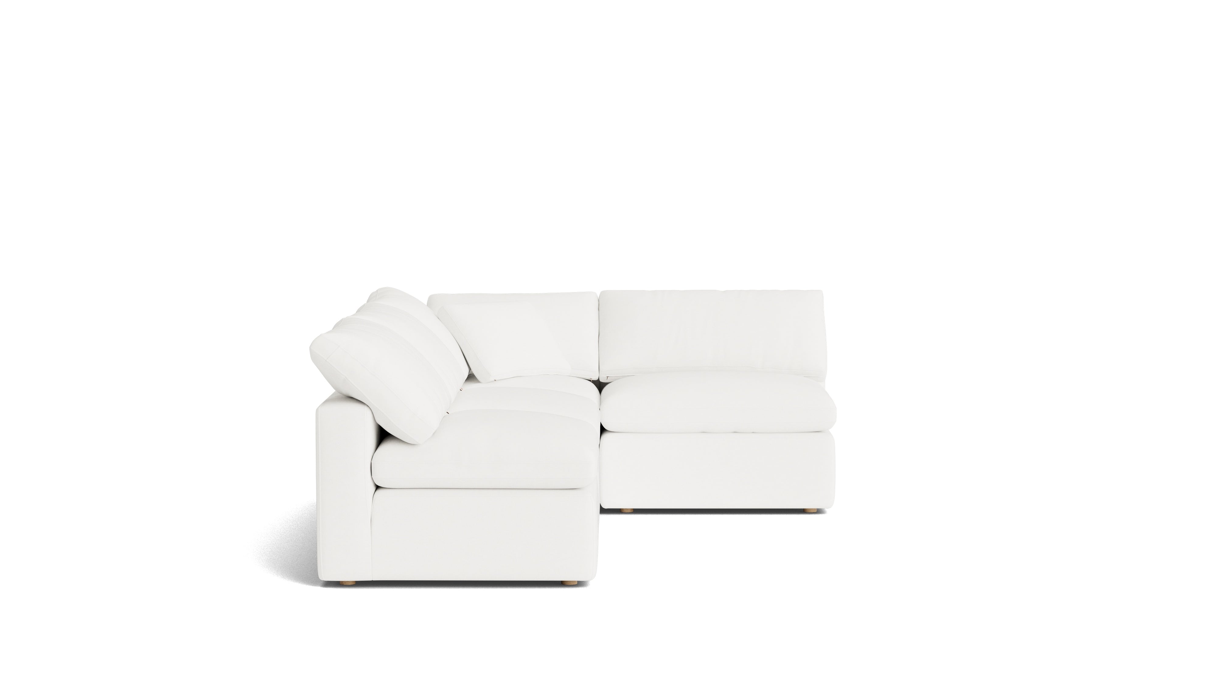 Movie Night™ 4-Piece Modular Sectional Open, Standard, Brie