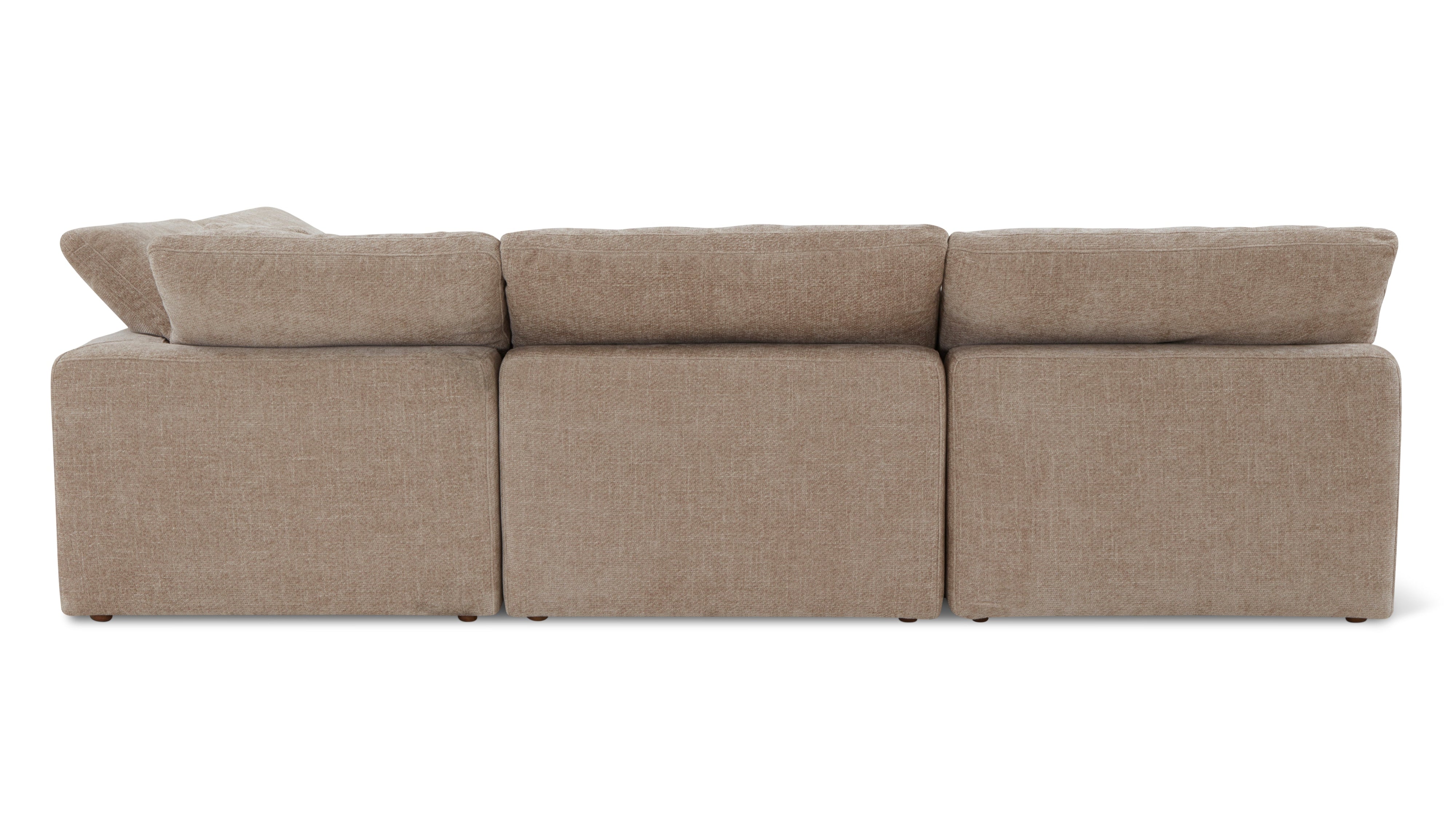 Movie Night™ 4 - Piece Modular Sectional Open, Standard, Champagne - Sundays CompanySEC - YJ - 926 - 041