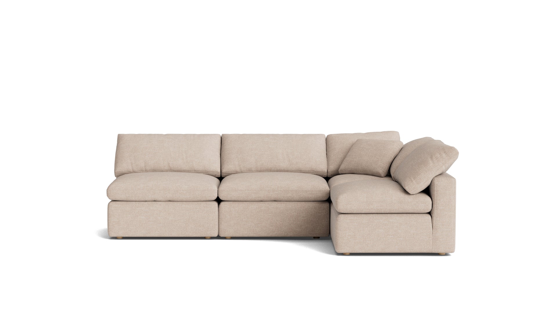 Movie Night™ 4-Piece Modular Sectional Open, Standard, Sunbeam_image