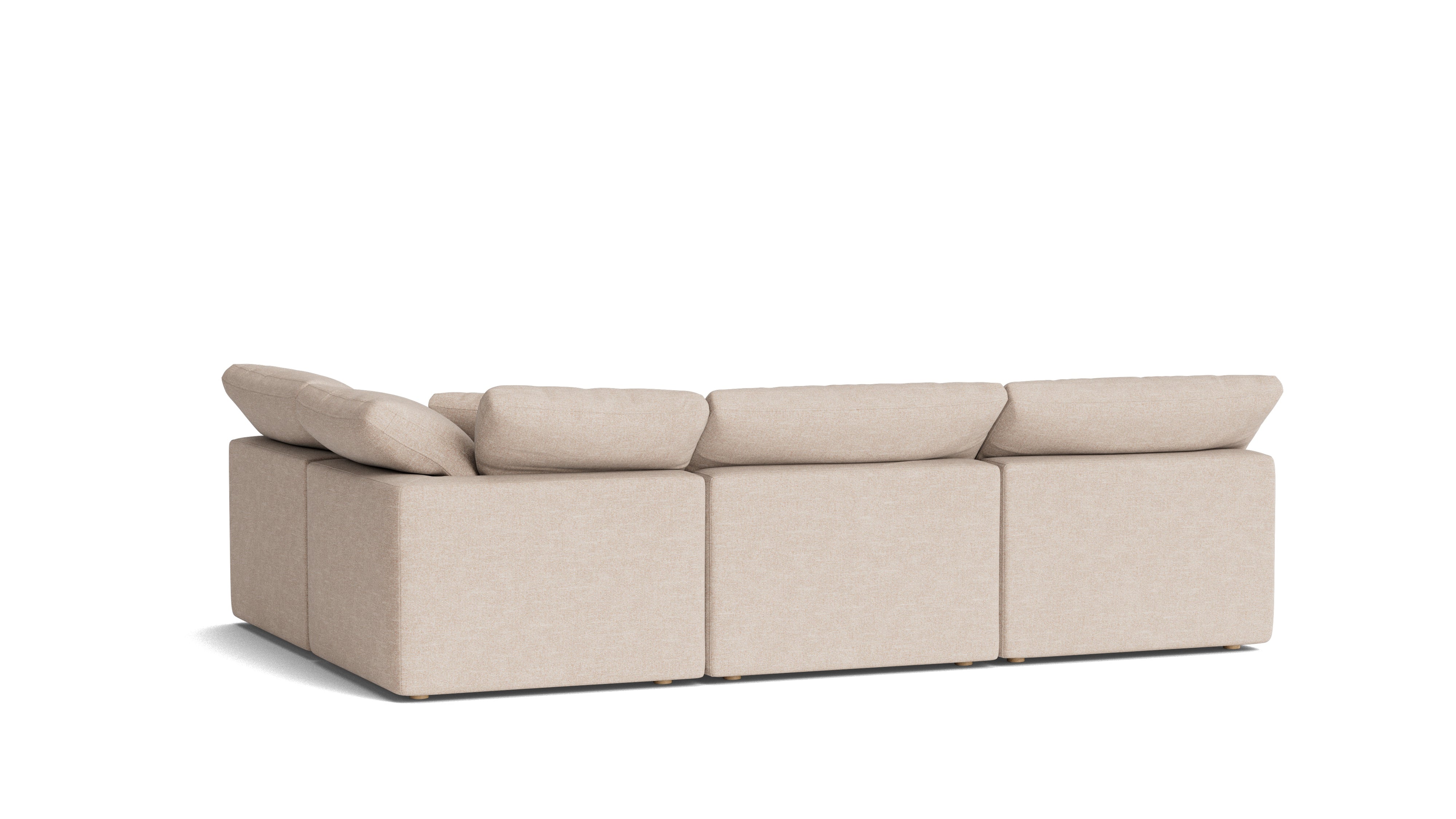 Movie Night™ 4-Piece Modular Sectional Open, Standard, Sunbeam
