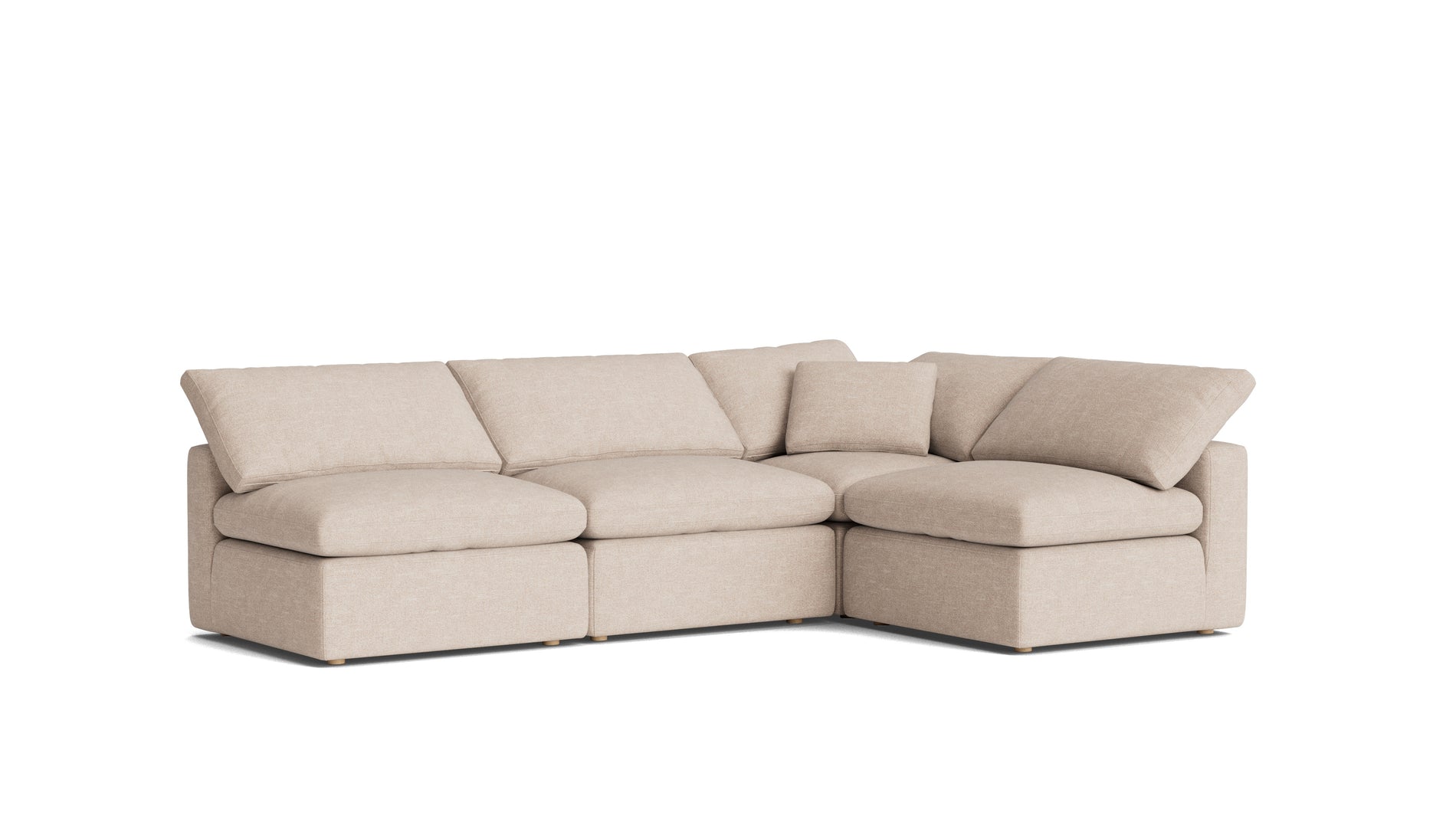 Movie Night™ 4-Piece Modular Sectional Open, Standard, Sunbeam_image