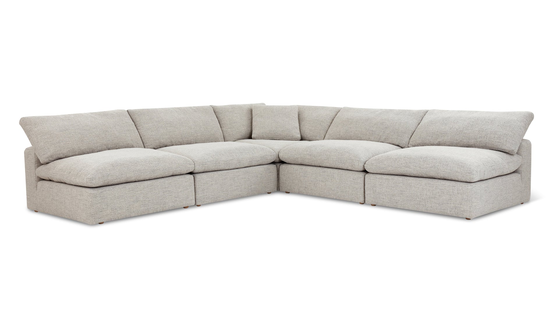 Movie Night™ 5-Piece Modular Sectional Open, Standard, Oatmeal_image