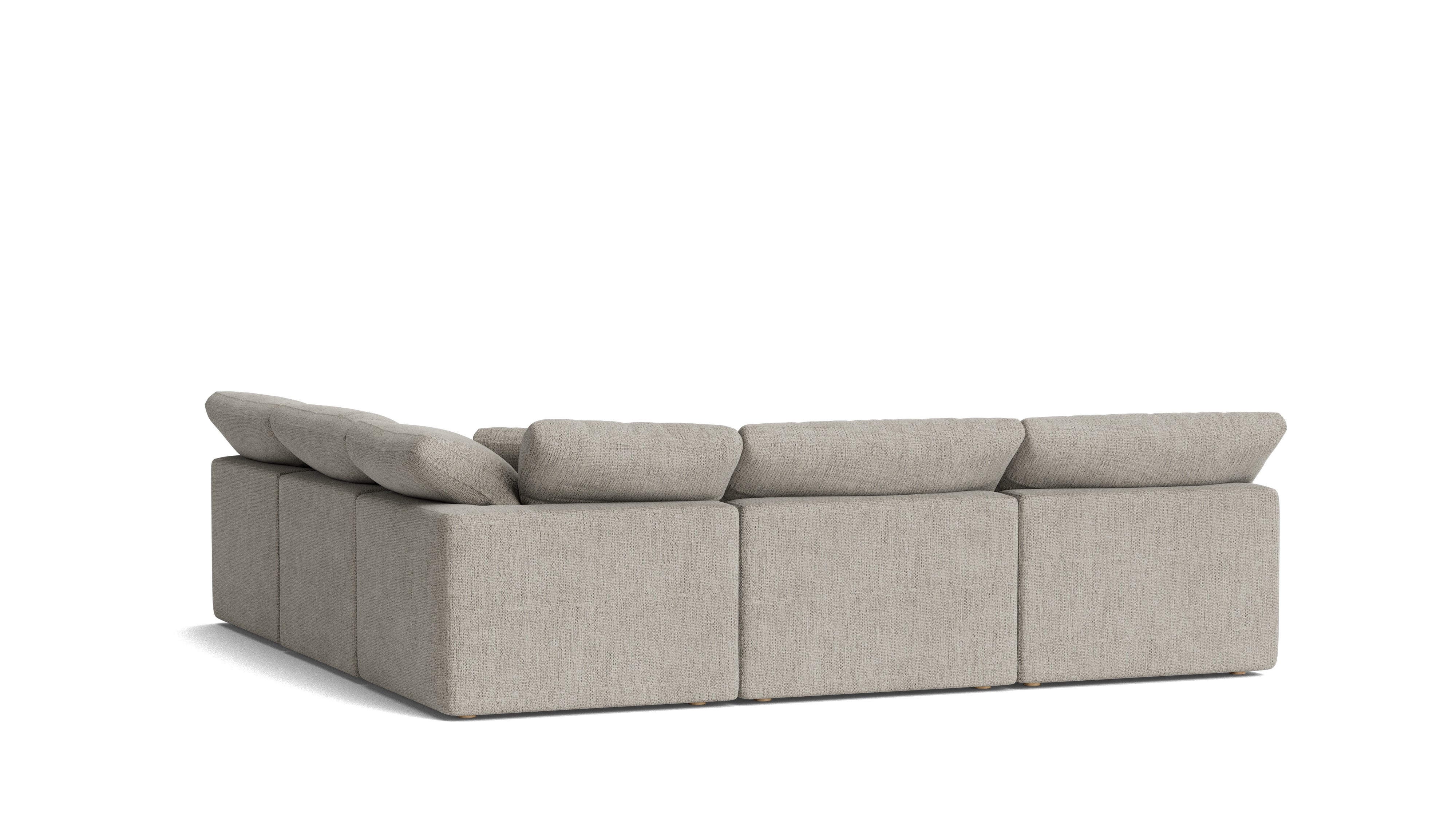 Movie Night™ 5-Piece Modular Sectional Open, Standard, Oatmeal